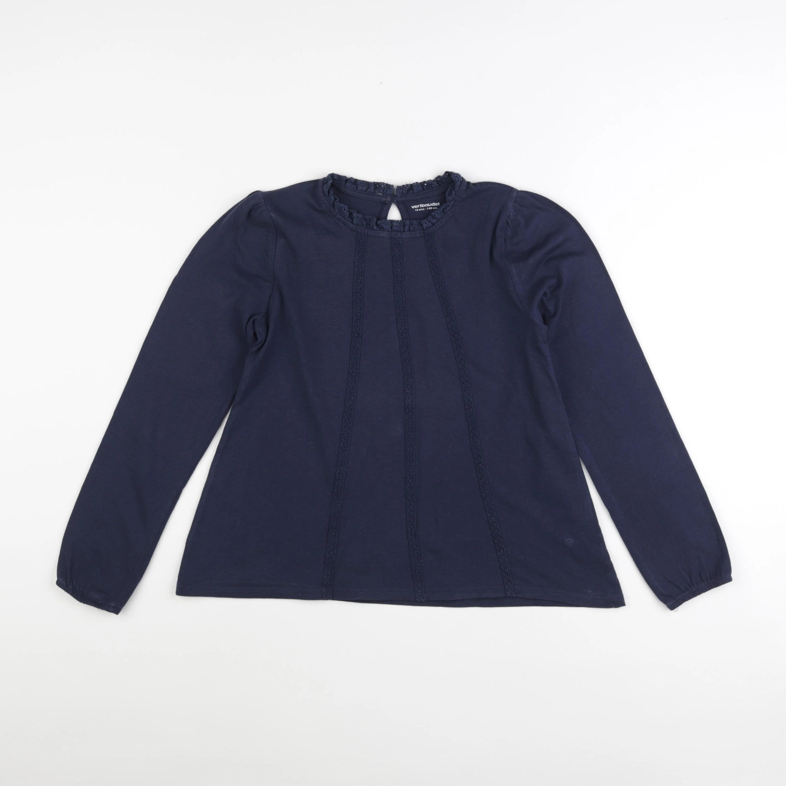 Vertbaudet - tee-shirt bleu - 10 ans