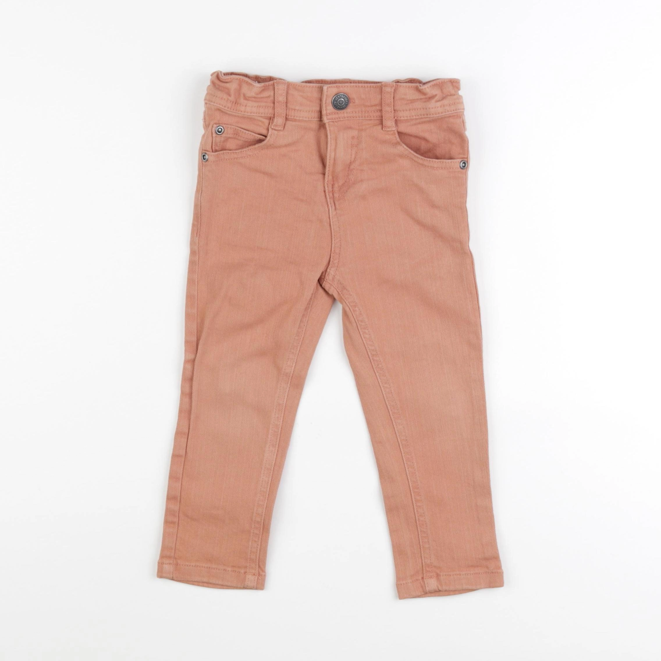 Vertbaudet - jean orange - 2 ans