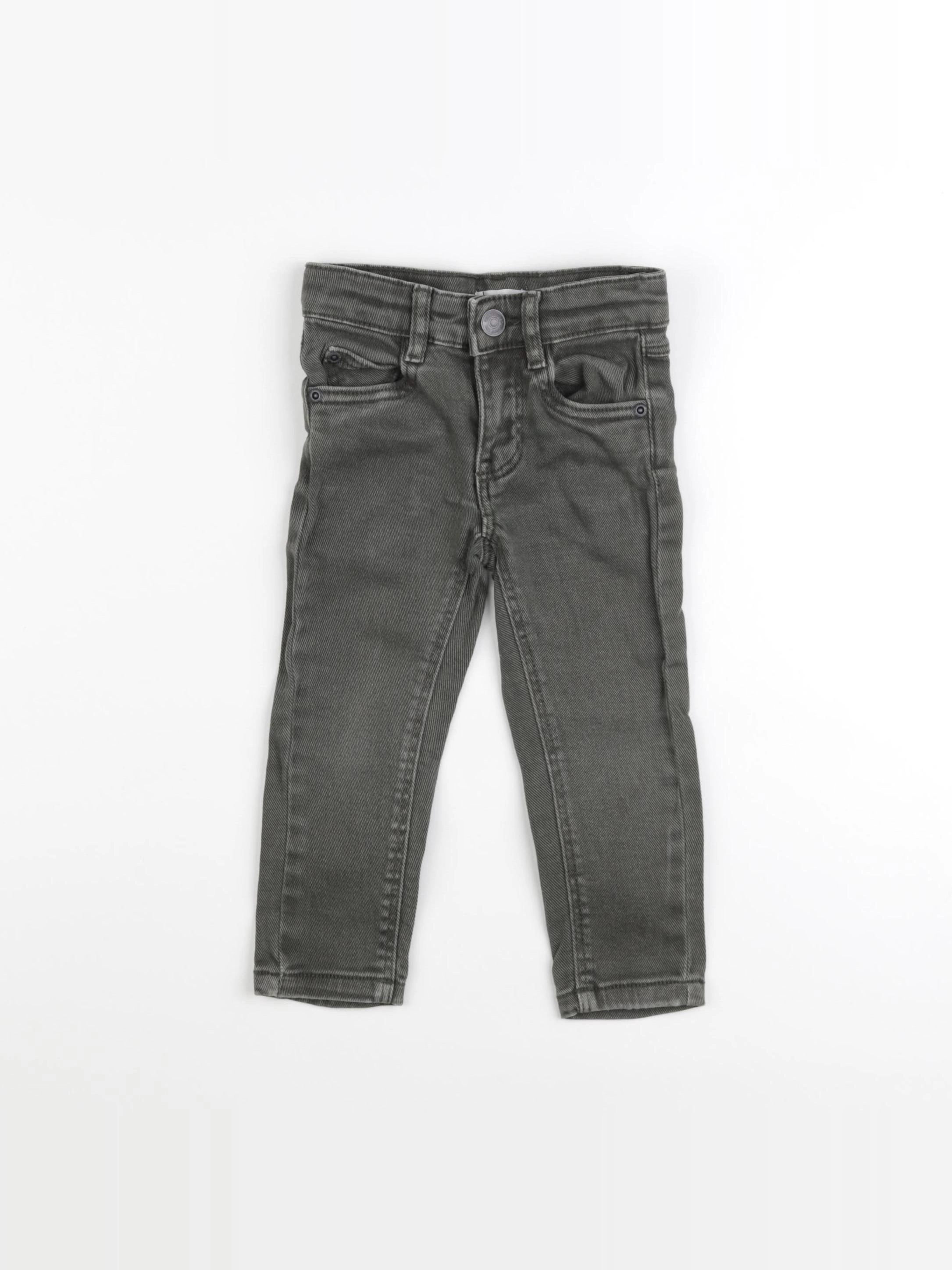 Vertbaudet - jean vert - 2 ans