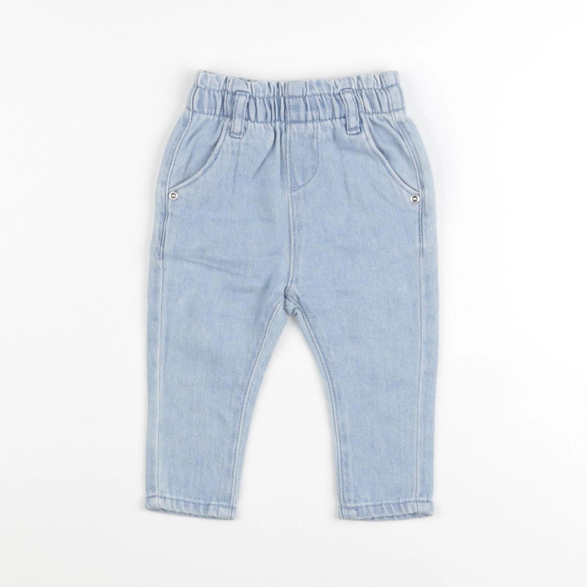 Vertbaudet - jean bleu - 3 mois