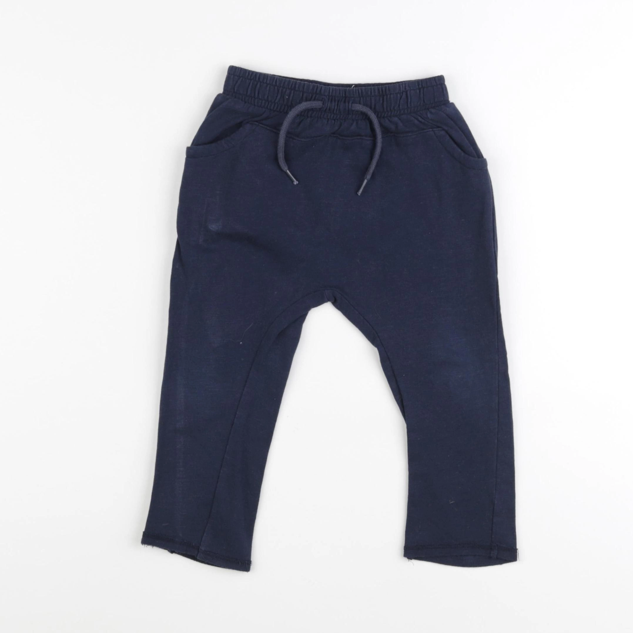 Vertbaudet - sarouel bleu - 18 mois