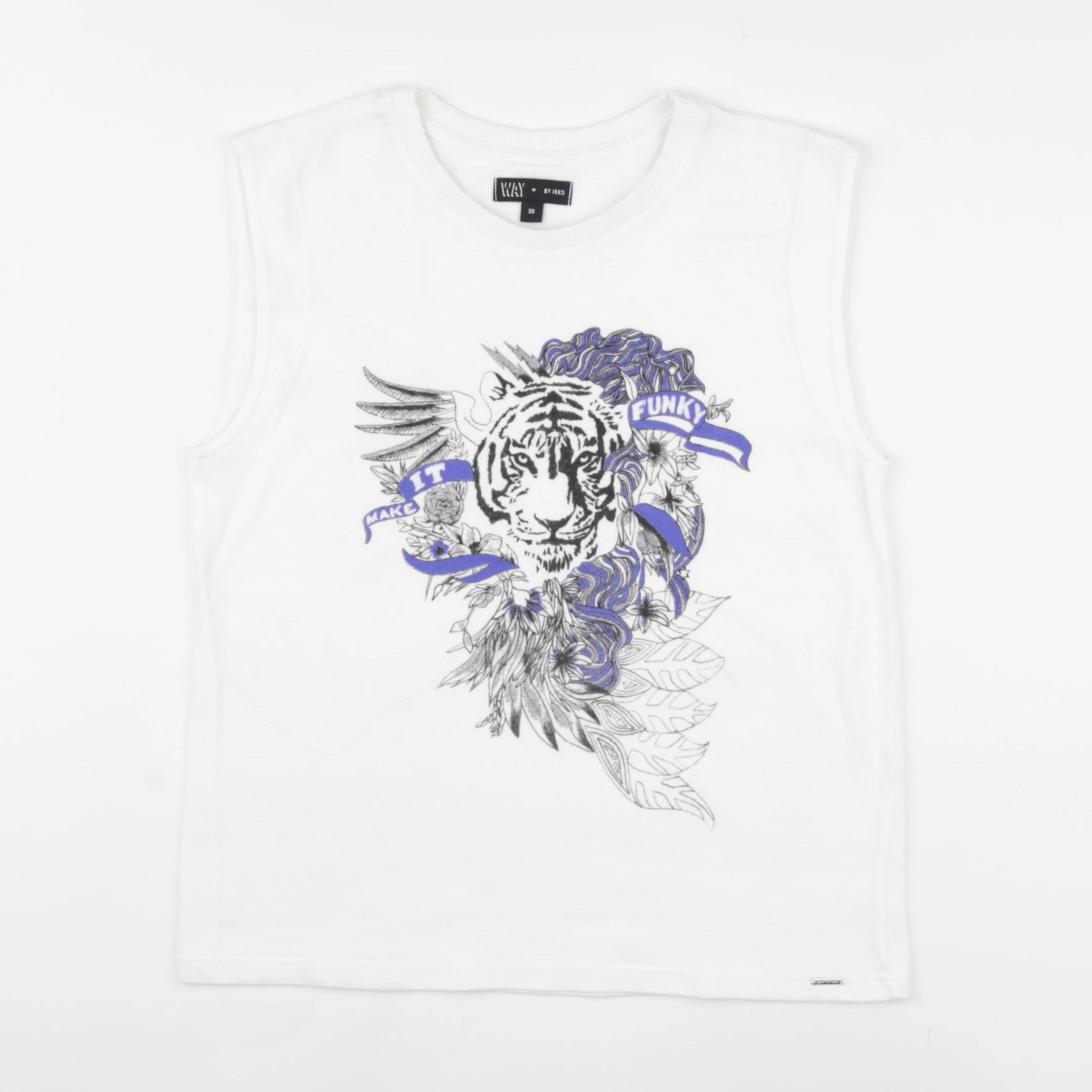 IKKS - tee-shirt blanc - 12 ans