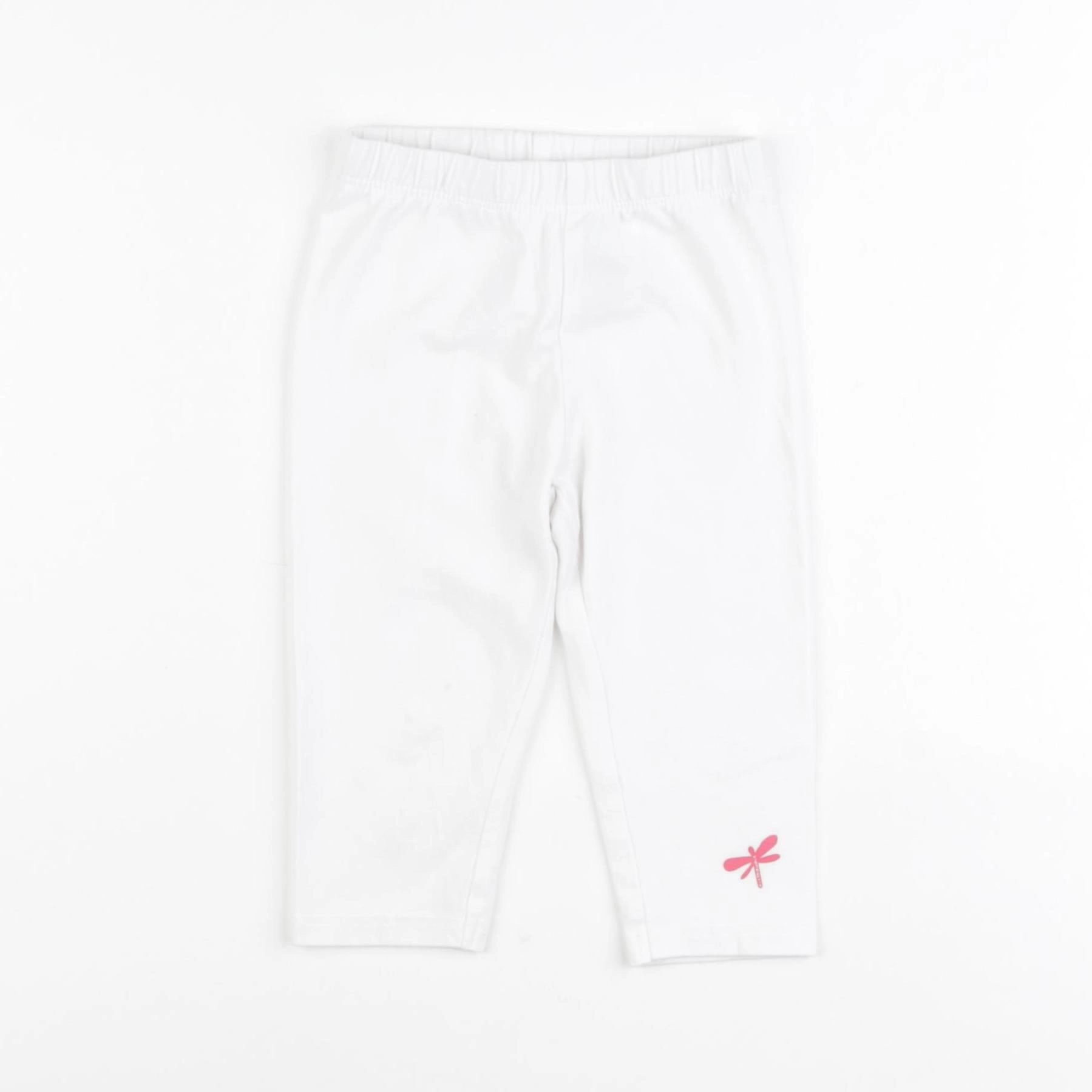 Vertbaudet - legging court blanc - 4 ans