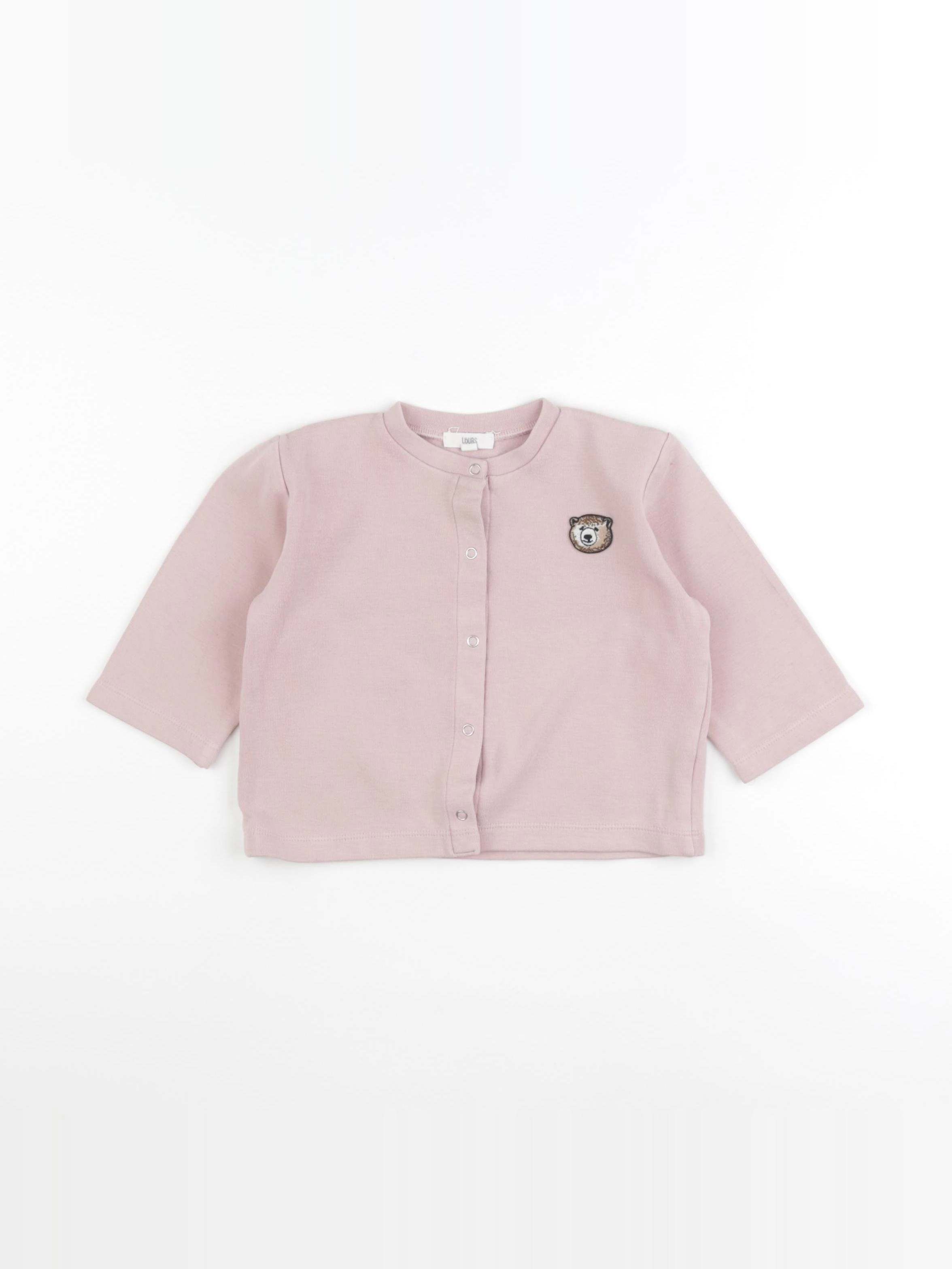Lours - sweat rose - 24 mois