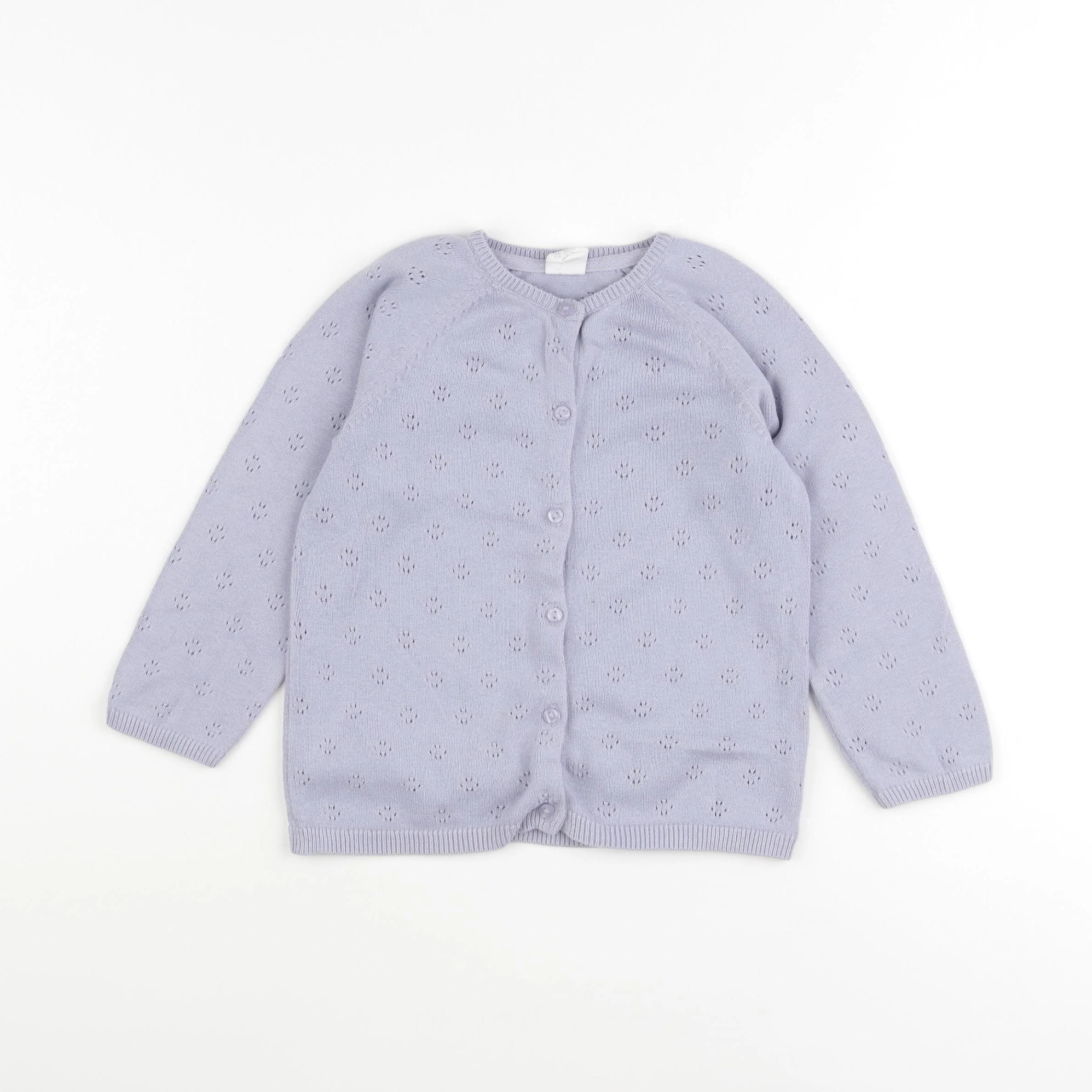 H&M - gilet bleu - 18/24 mois