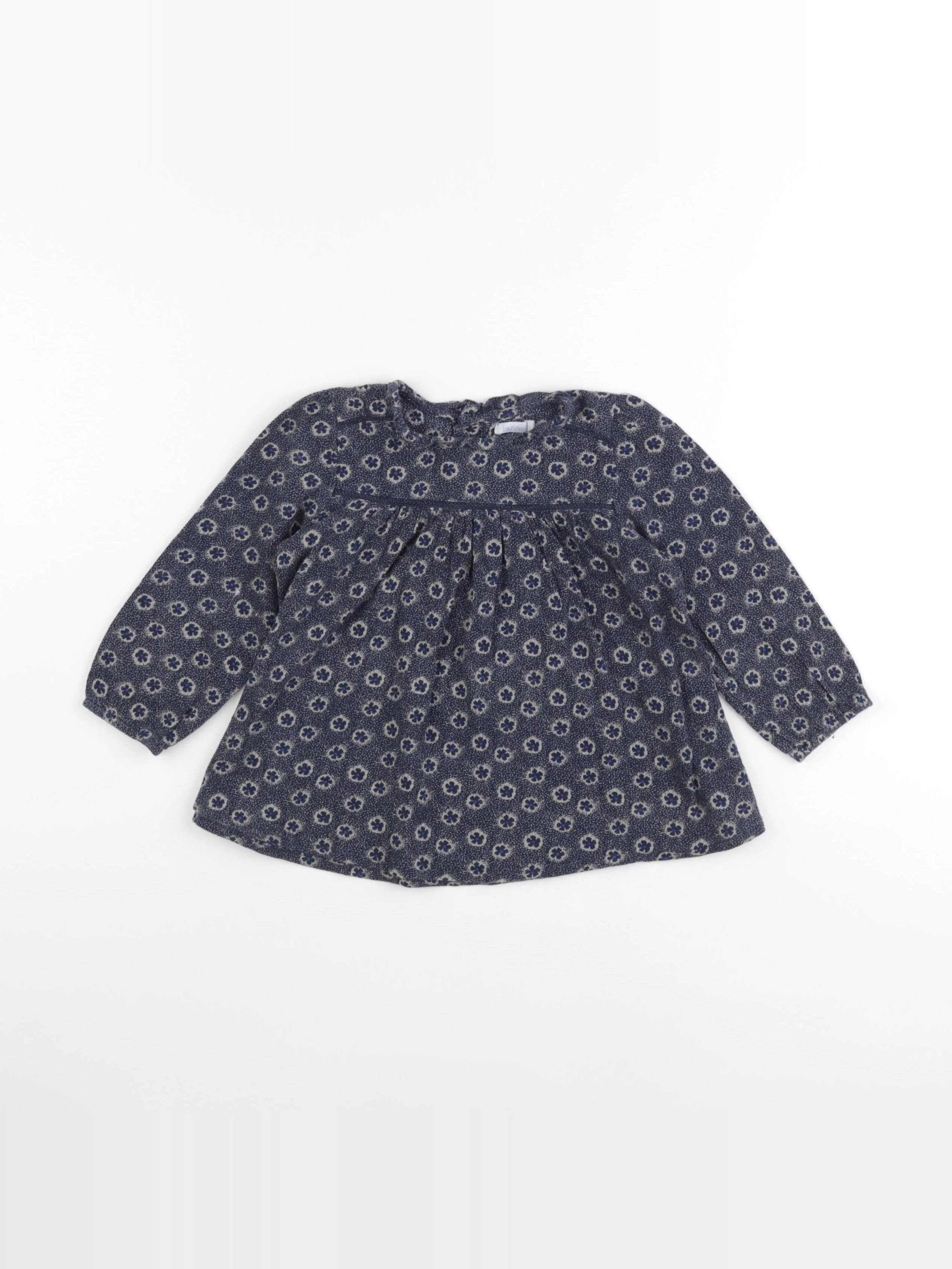 Boutchou - blouse bleu - 24 mois