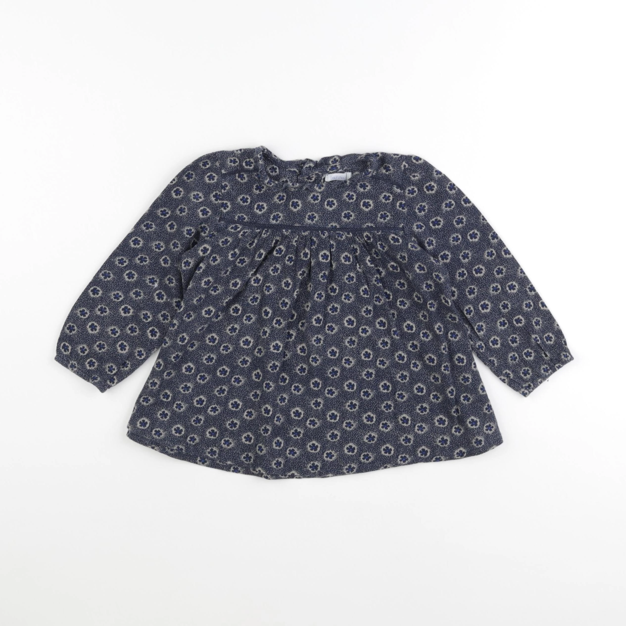Boutchou - blouse bleu - 24 mois