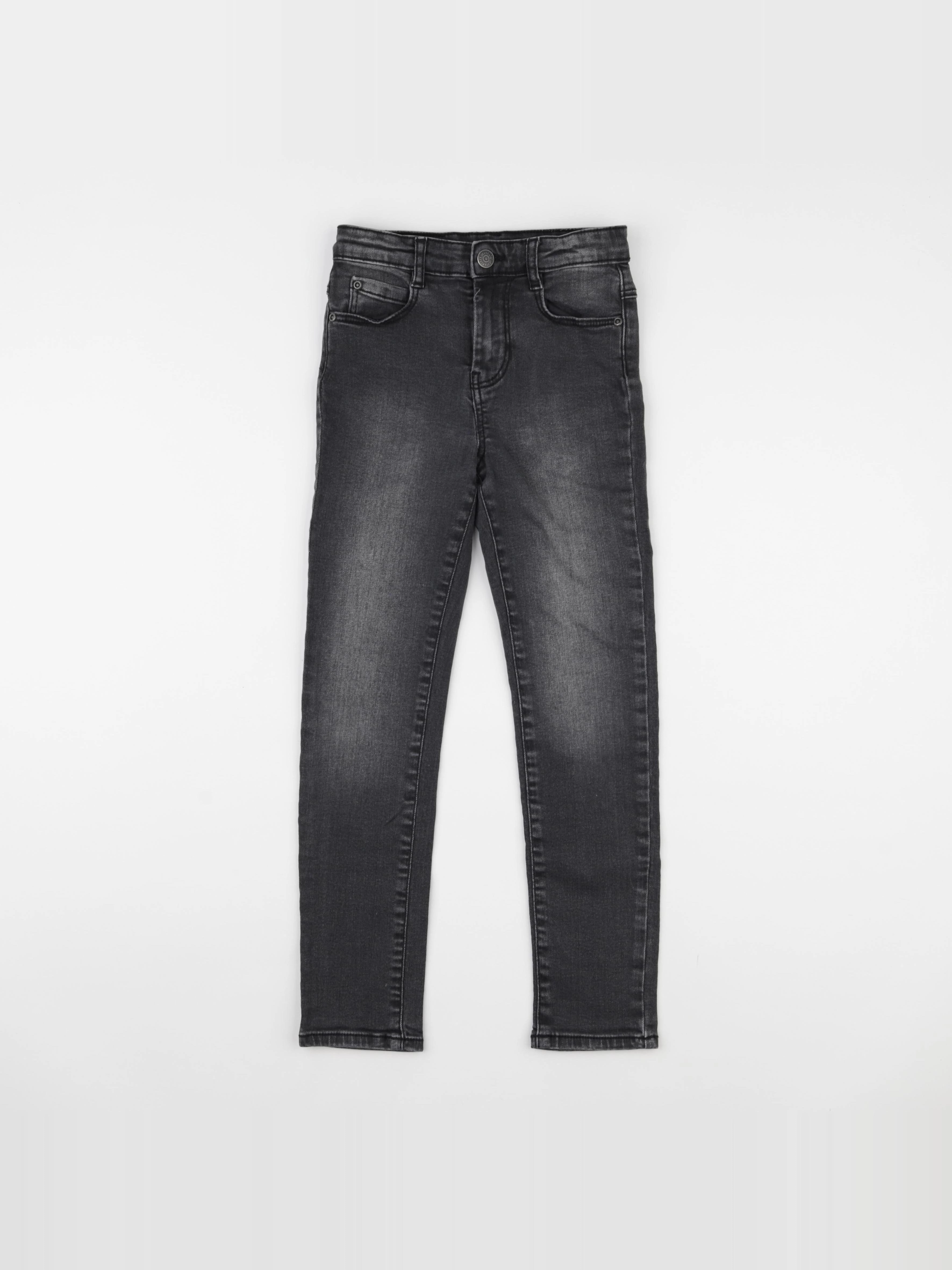 Vertbaudet - jean gris - 8 ans