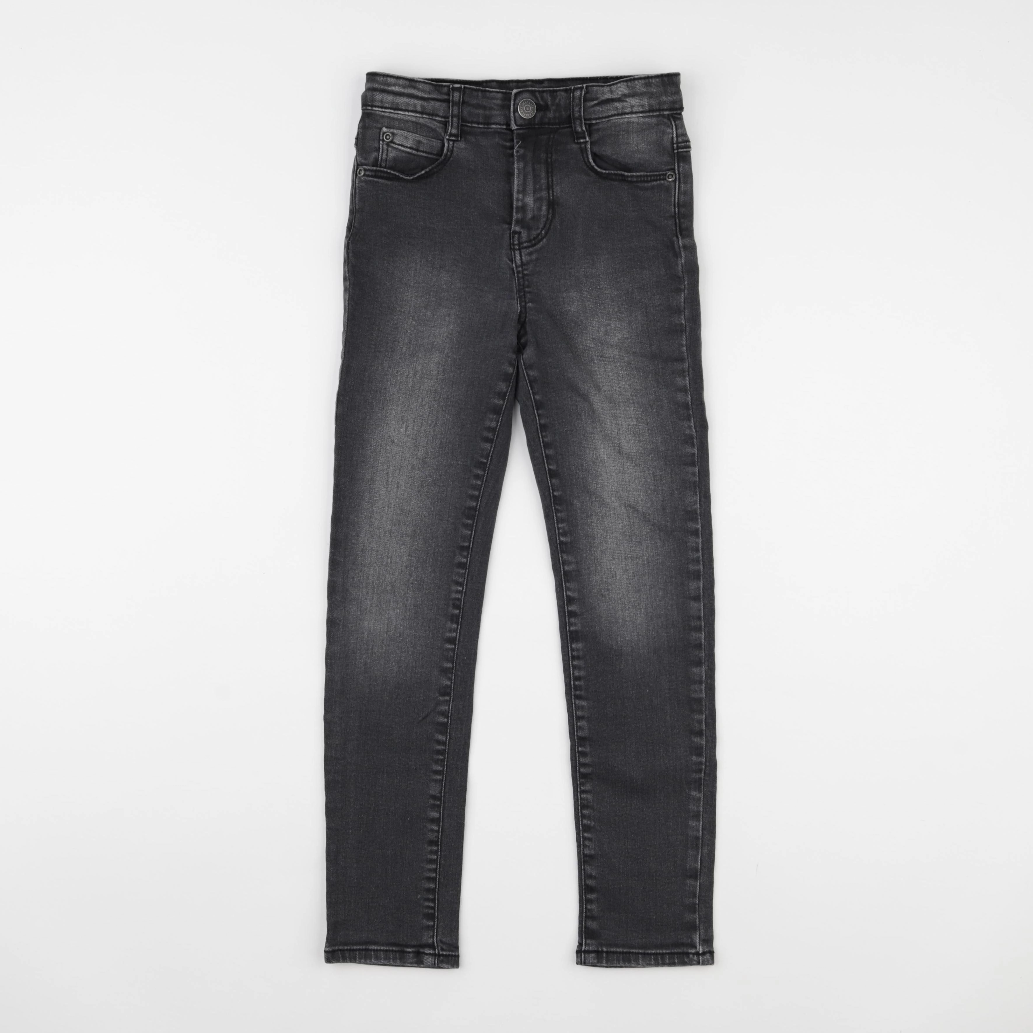 Vertbaudet - jean gris - 8 ans