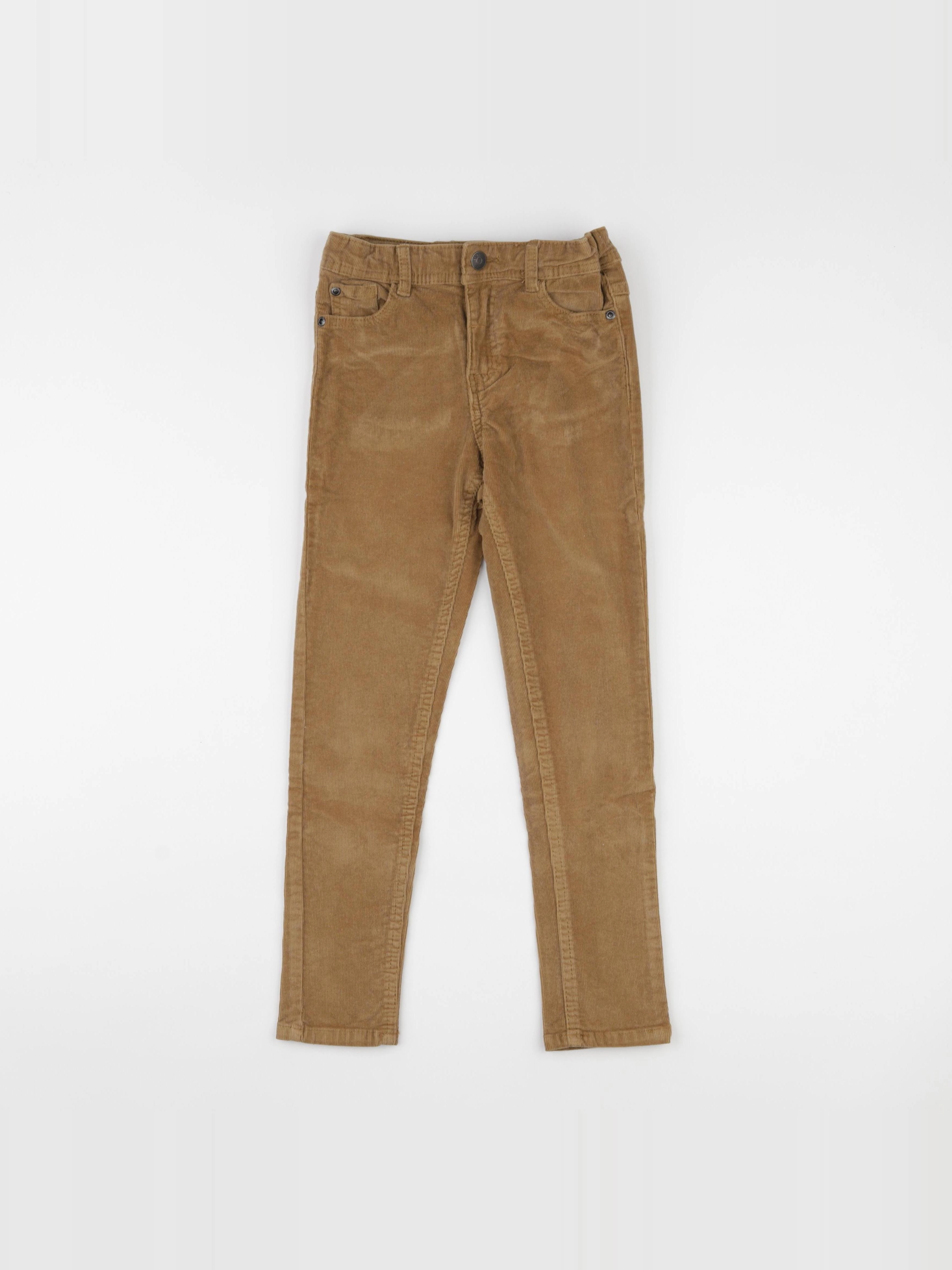 Vertbaudet - pantalon marron - 7 ans