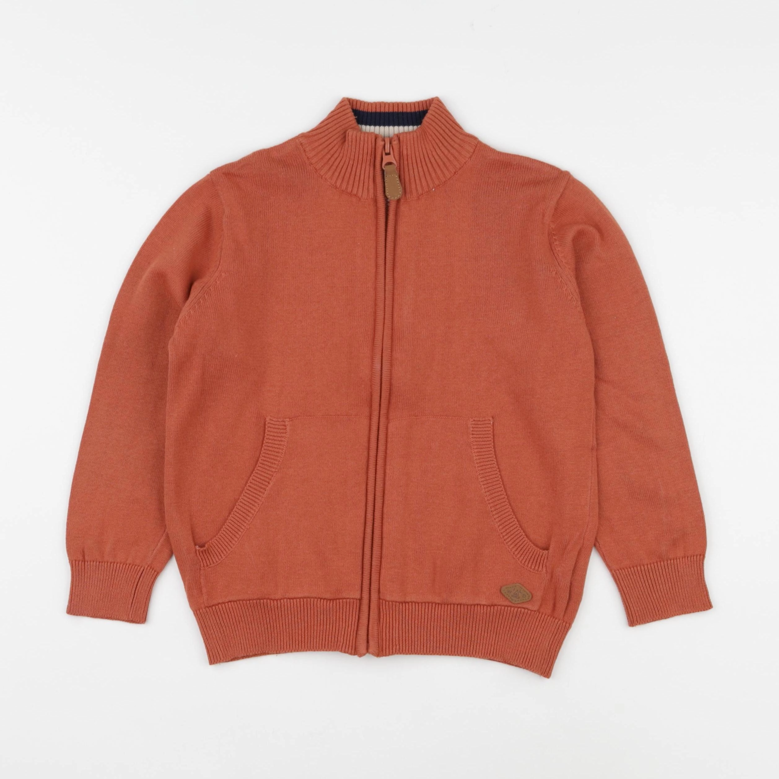Vertbaudet - gilet orange - 6 ans