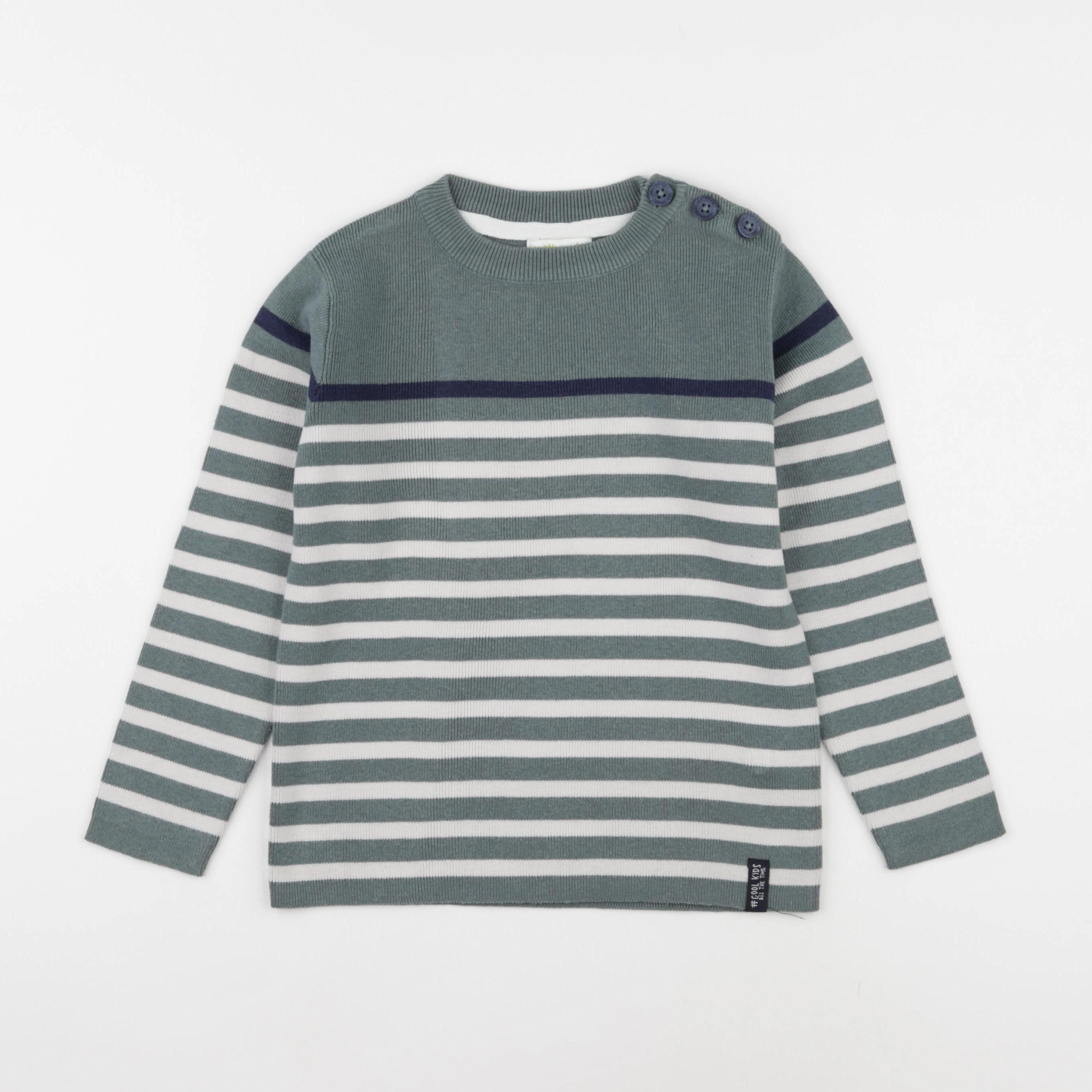 Vertbaudet - pull vert - 6 ans