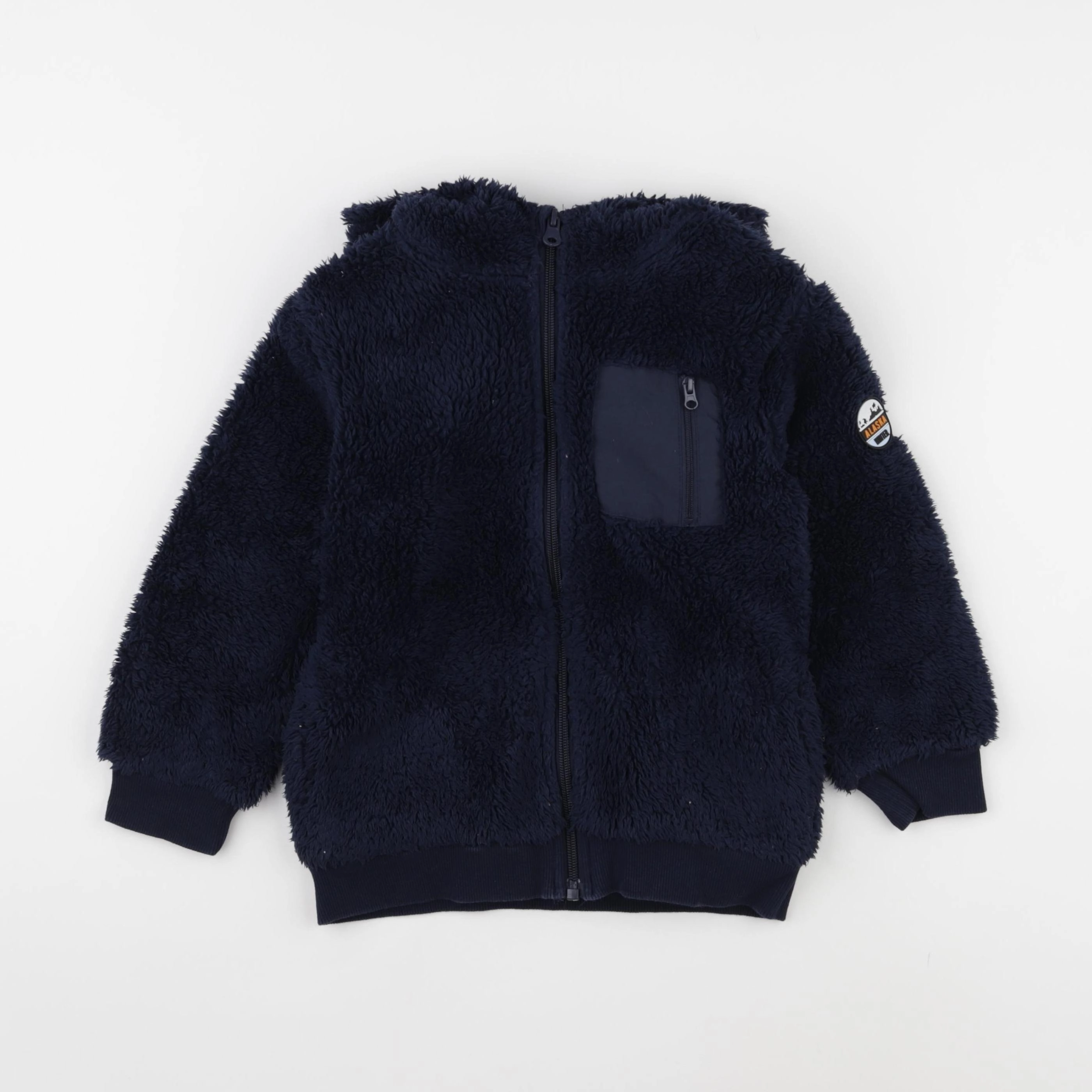 Vertbaudet - polaire bleu - 6 ans