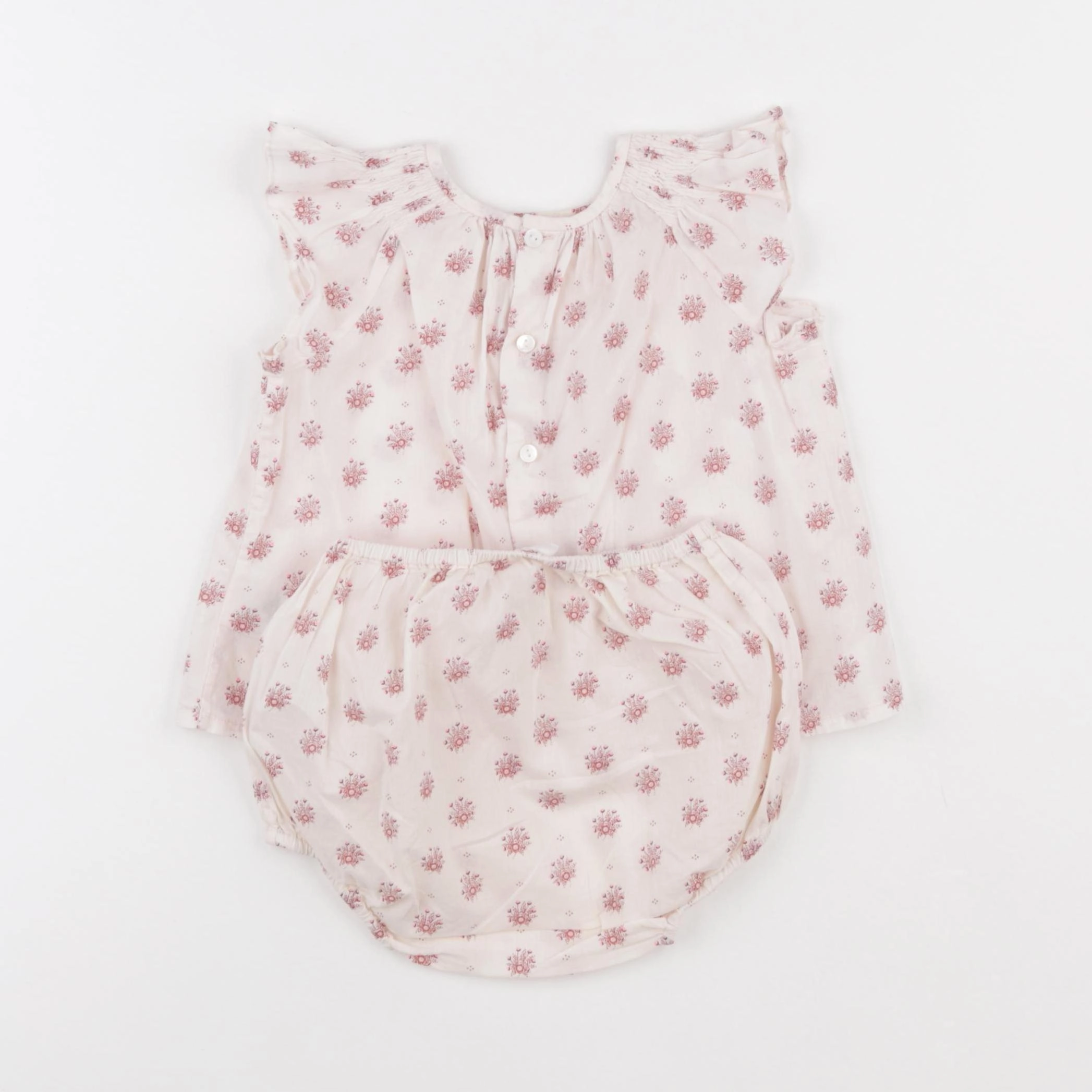 Bonpoint - pyjama coton rose - 12 mois