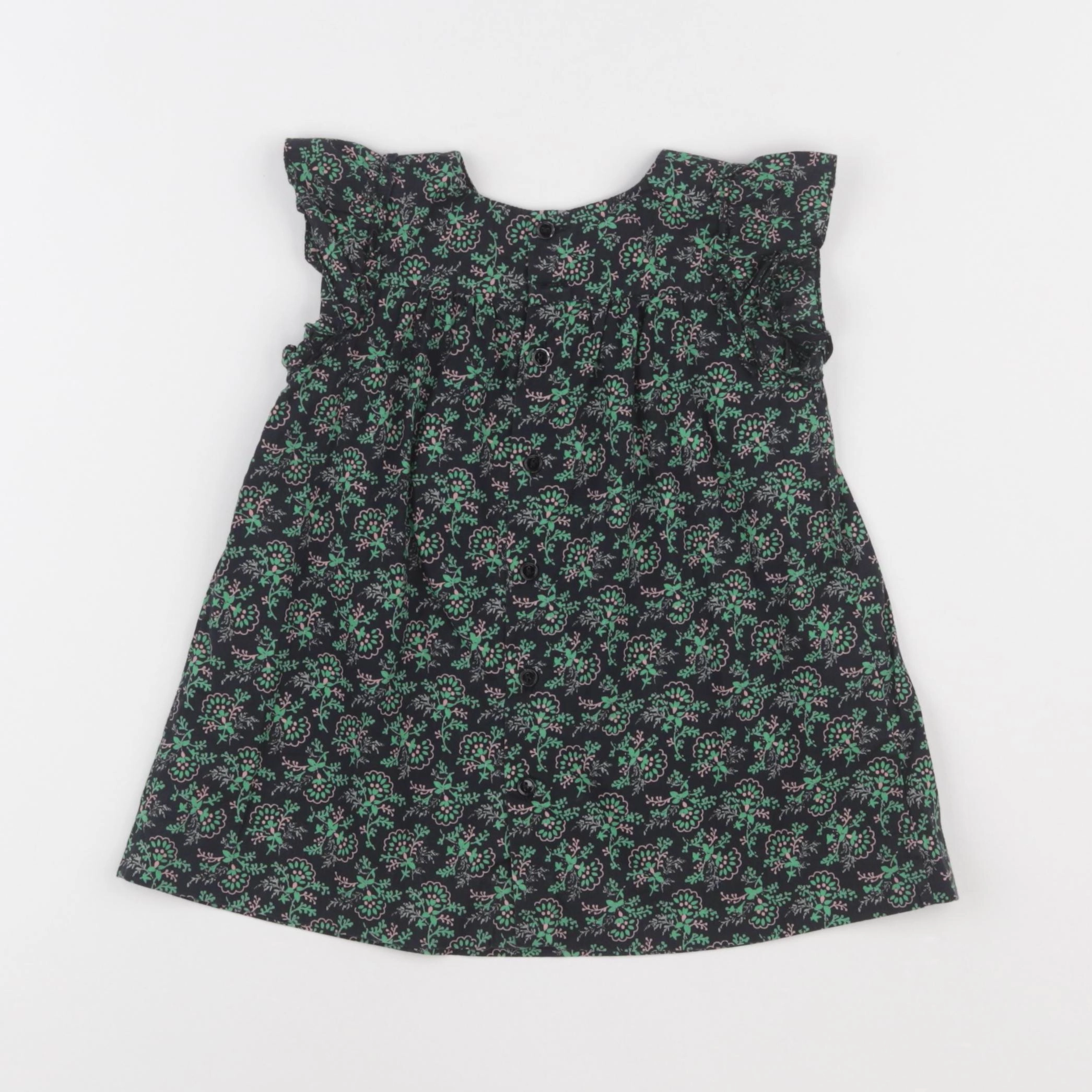 Bonpoint - robe vert - 12 mois