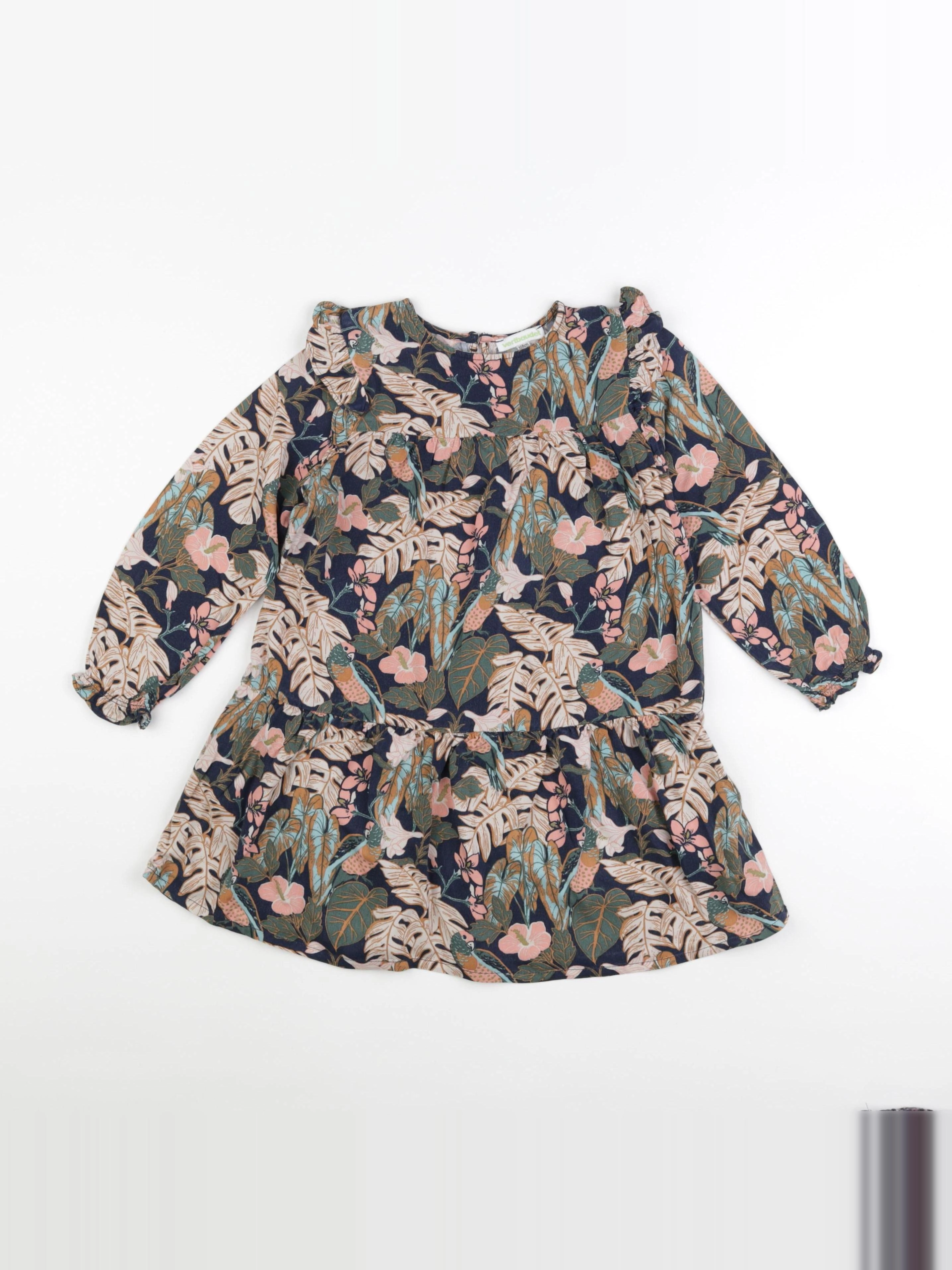 Vertbaudet - robe multicolore - 5 ans
