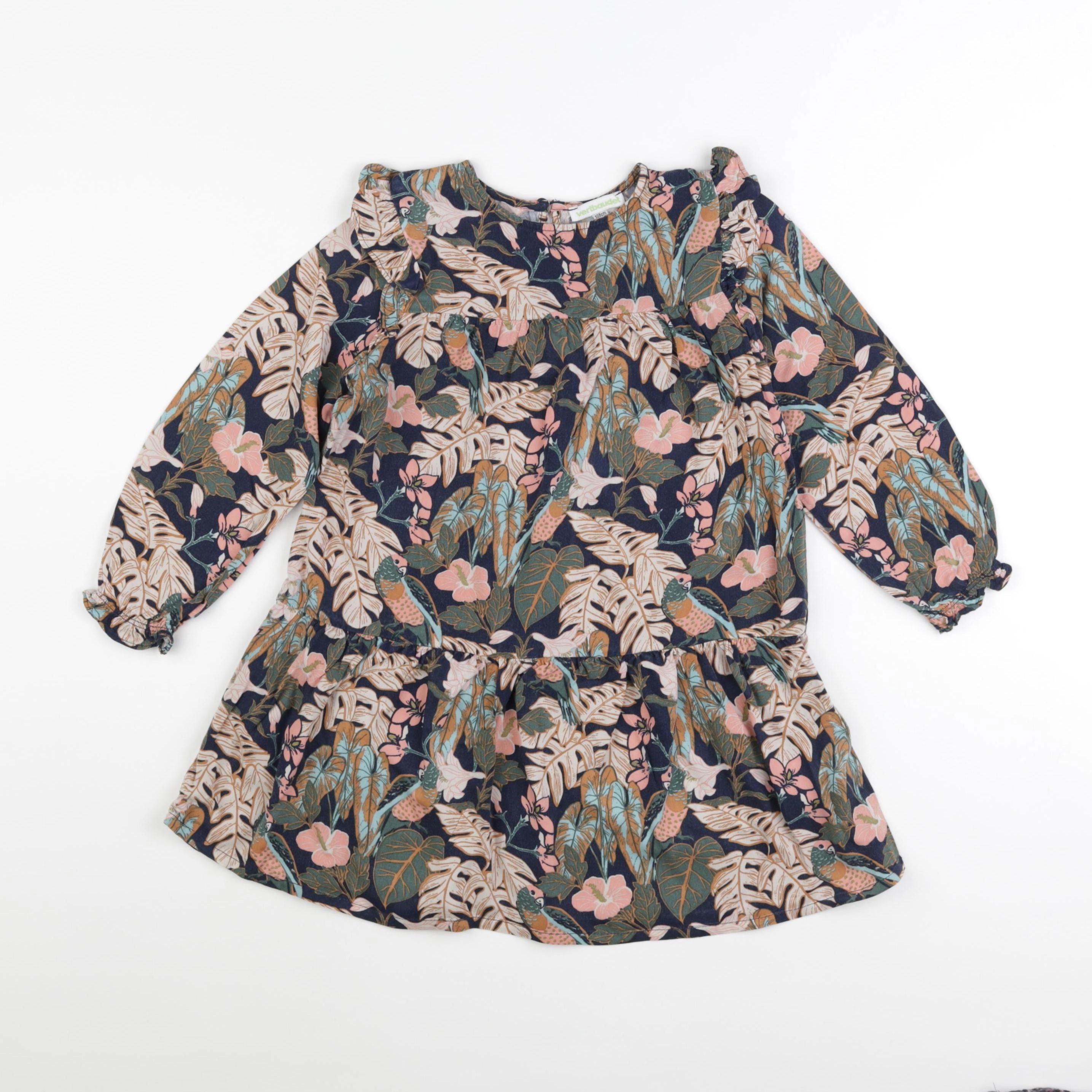 Vertbaudet - robe multicolore - 5 ans