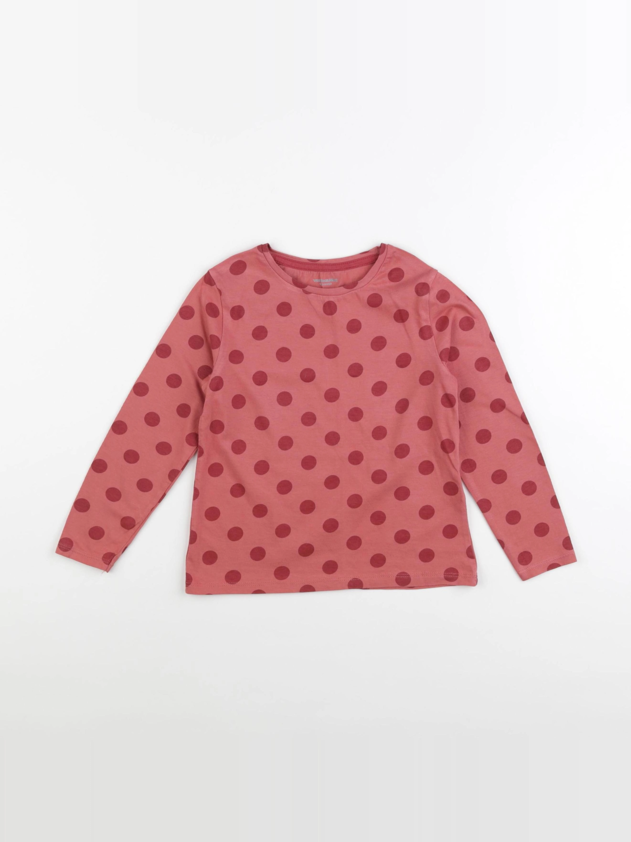 Vertbaudet - tee-shirt rose - 6 ans