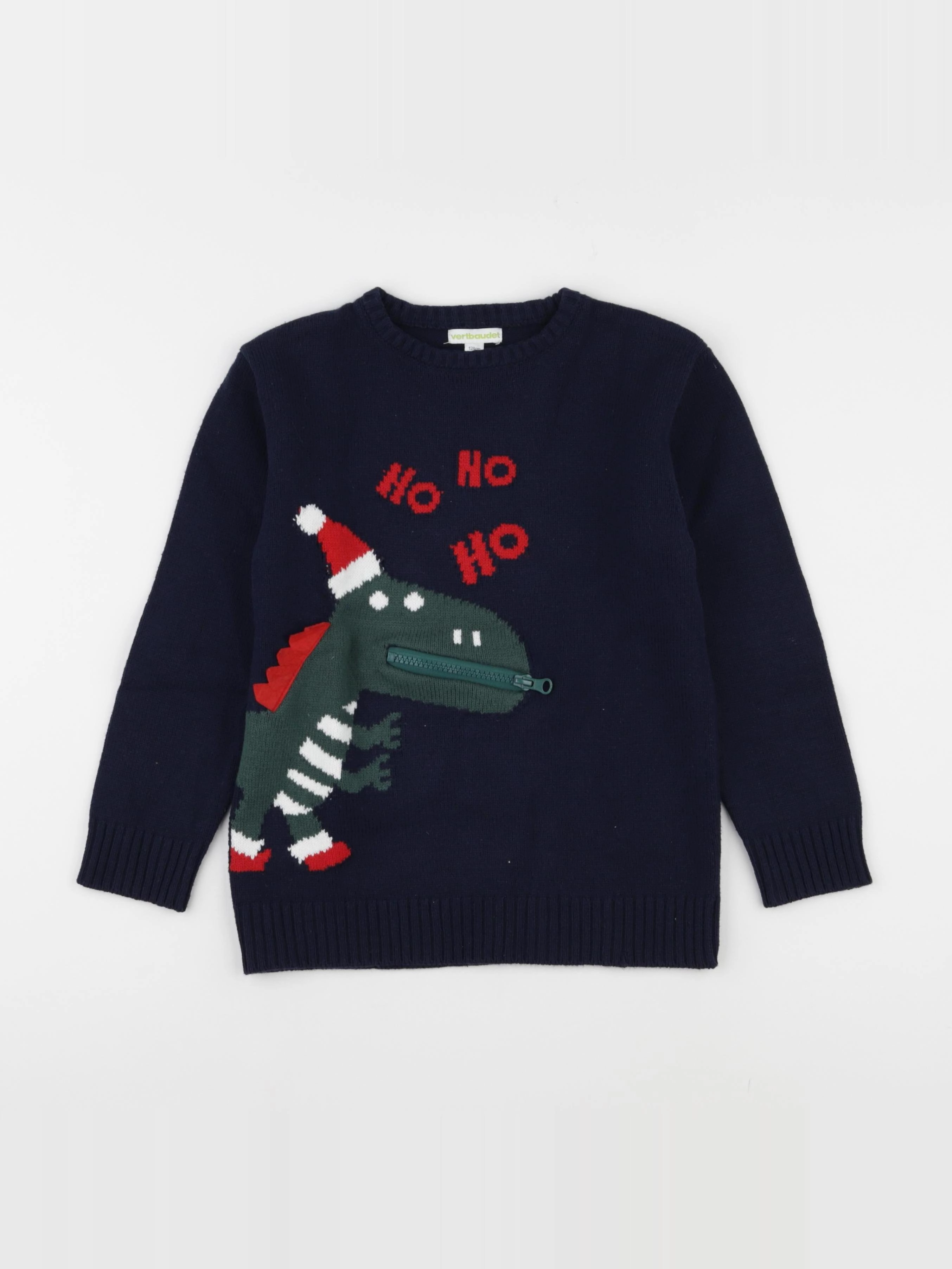 Vertbaudet - pull bleu - 8 ans