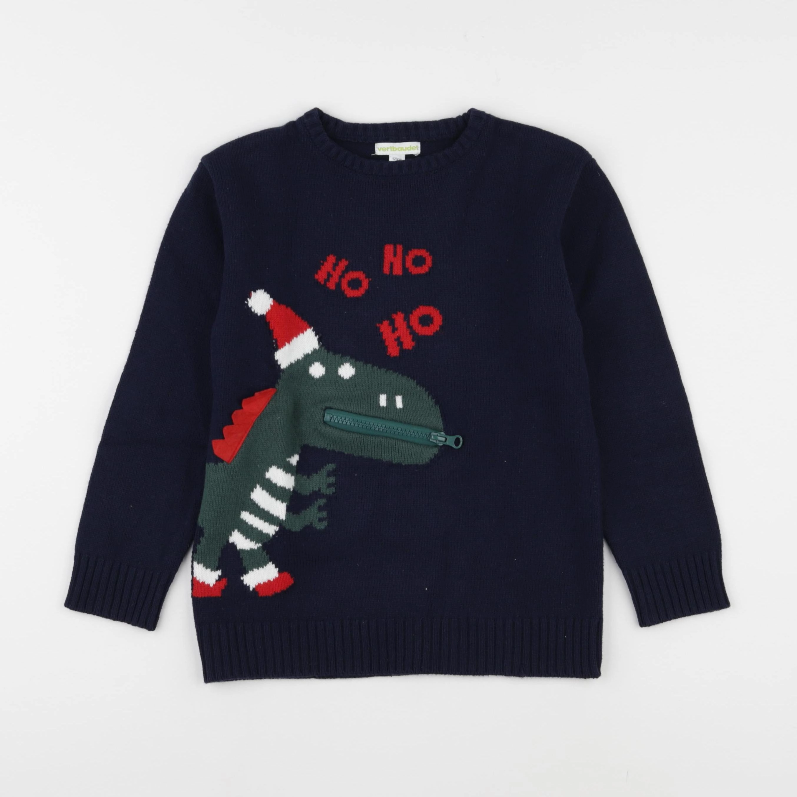 Vertbaudet - pull bleu - 8 ans