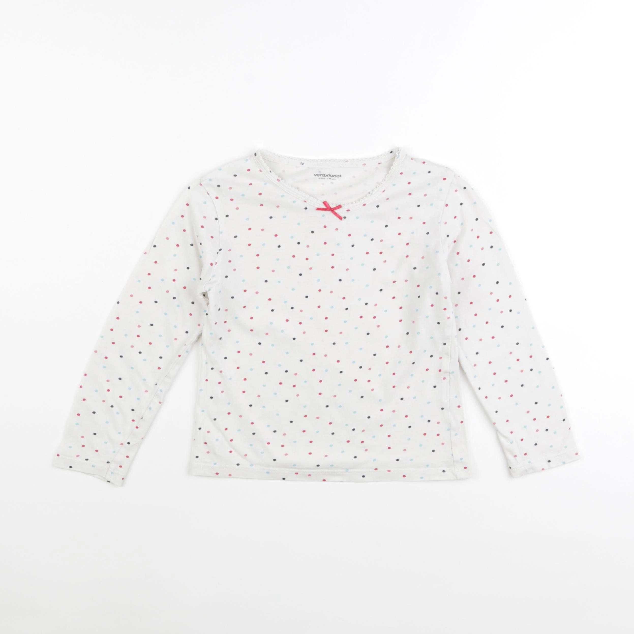 Vertbaudet - maillot de corps blanc - 6 ans