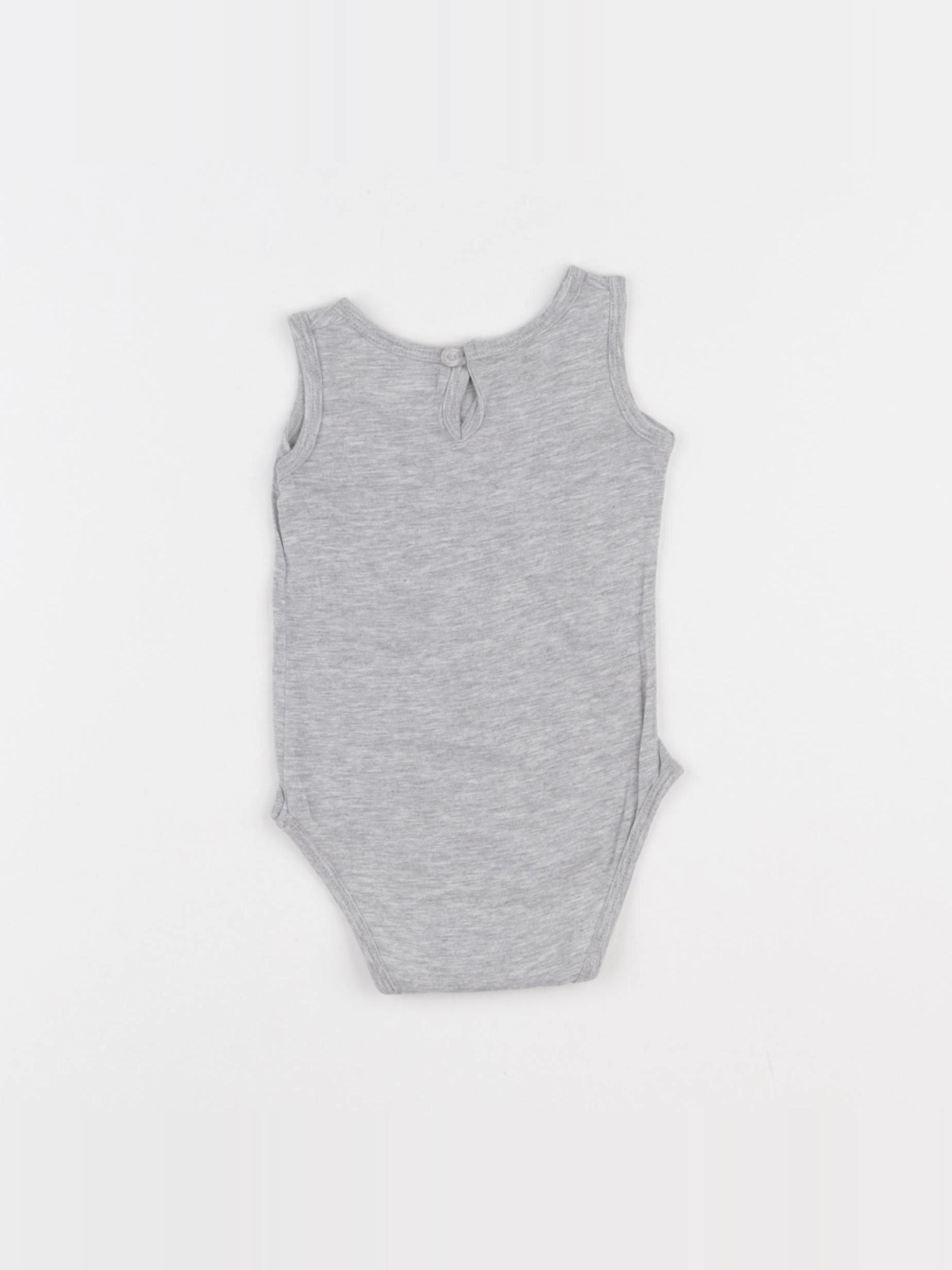 TroiZenfants - body gris - 3 mois