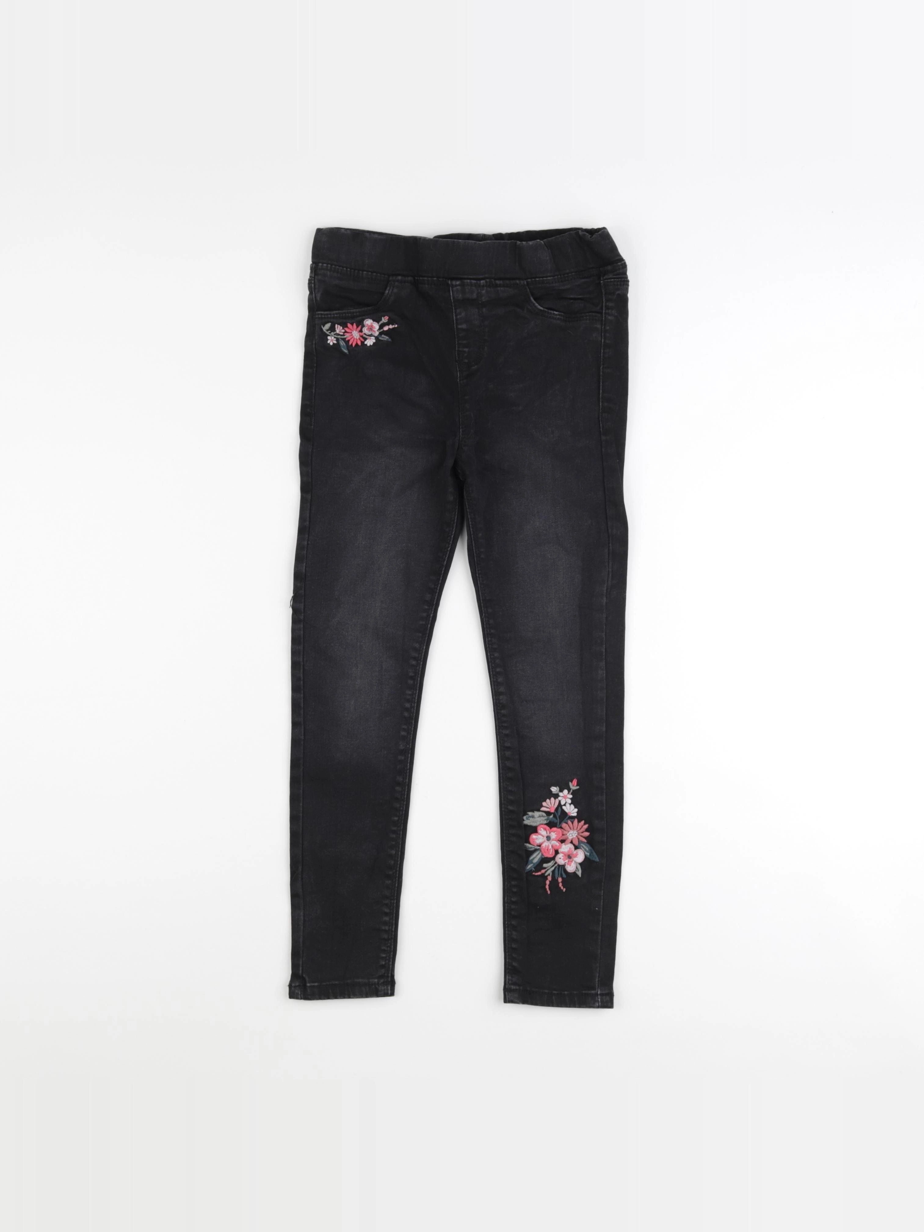Vertbaudet - jegging noir - 7 ans