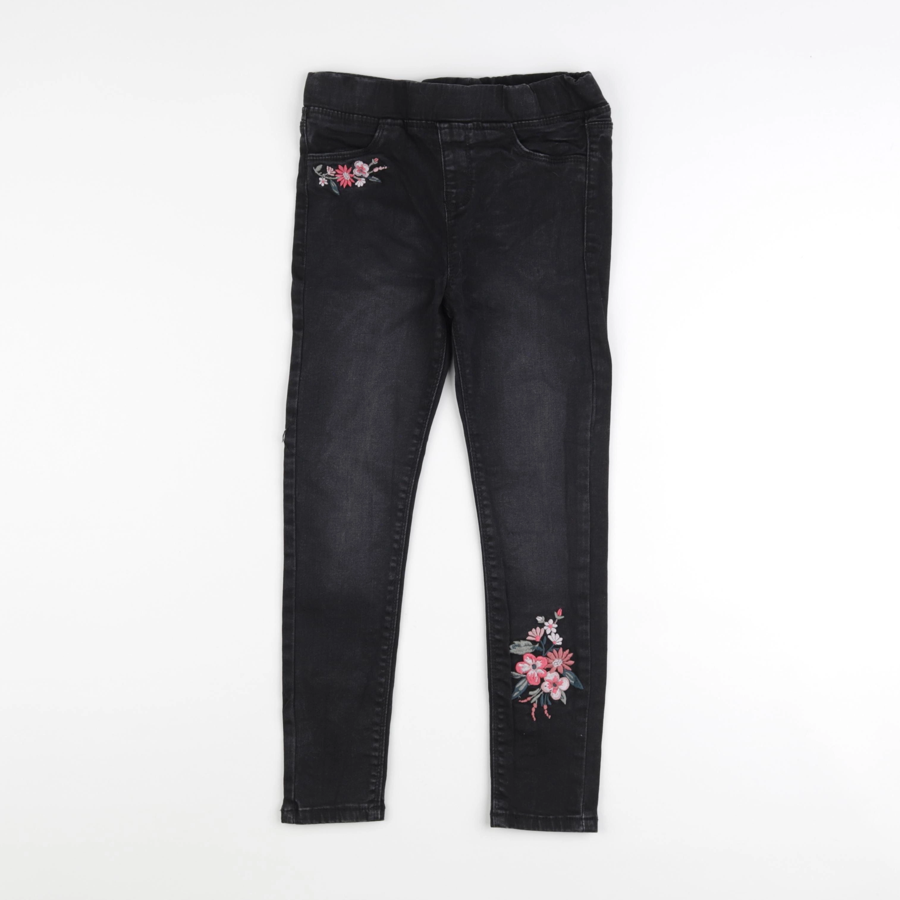 Vertbaudet - jegging noir - 7 ans