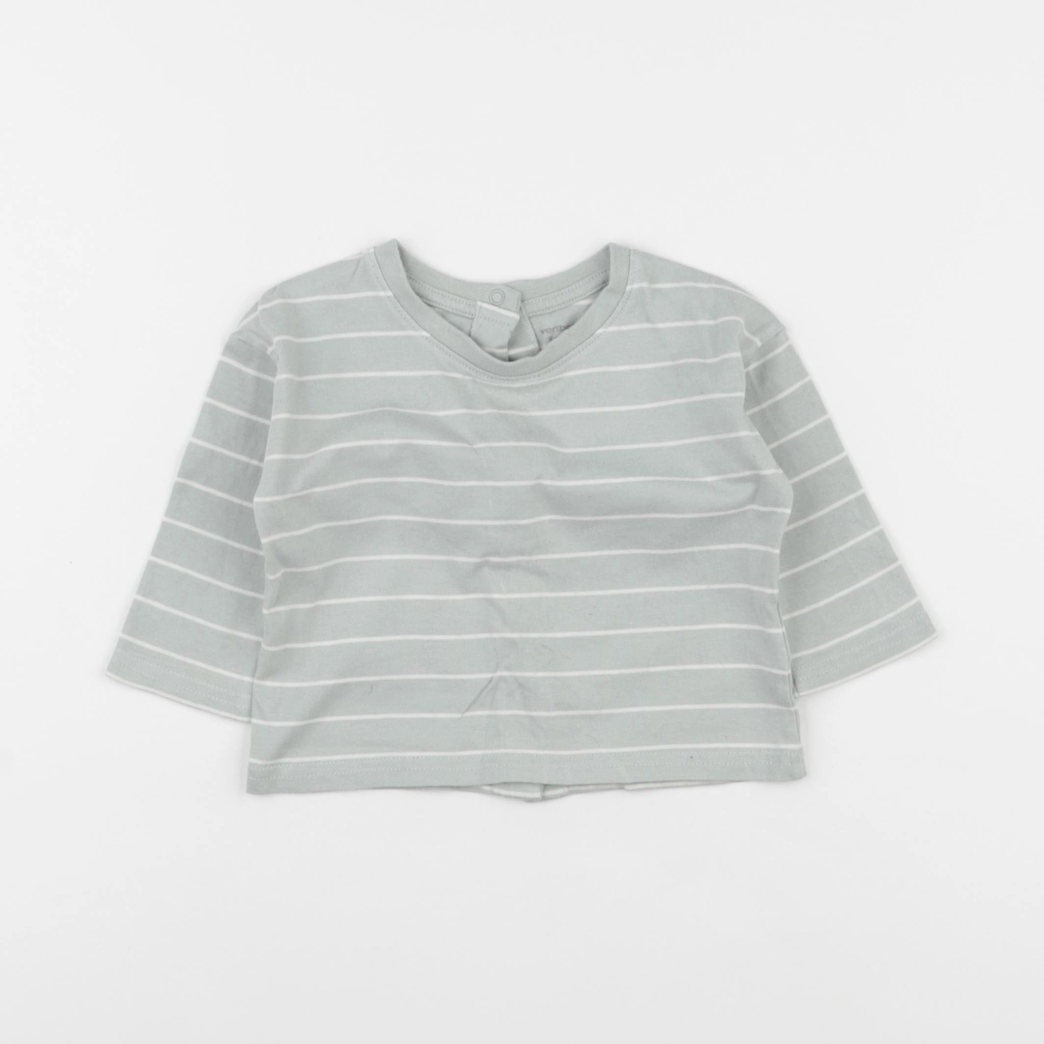 Vertbaudet - tee-shirt vert - 9 mois