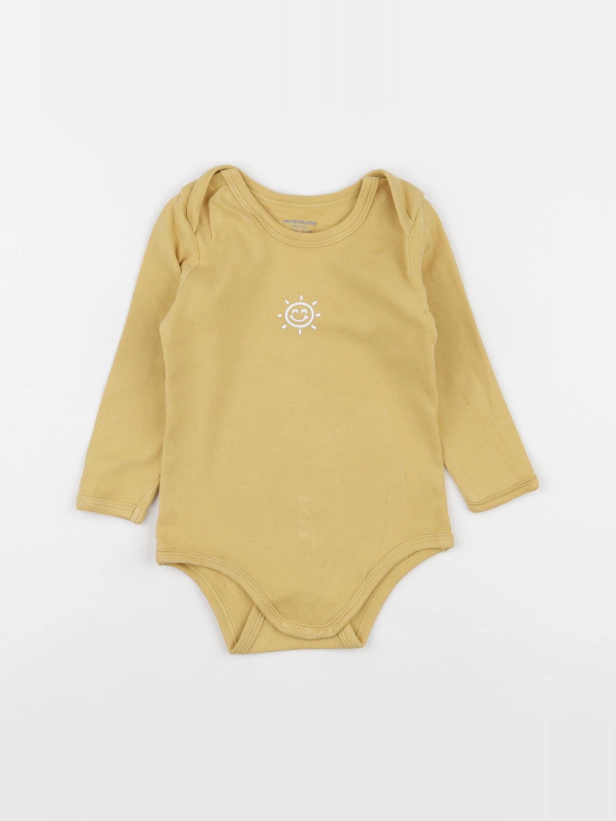 Vertbaudet - body jaune - 18 mois