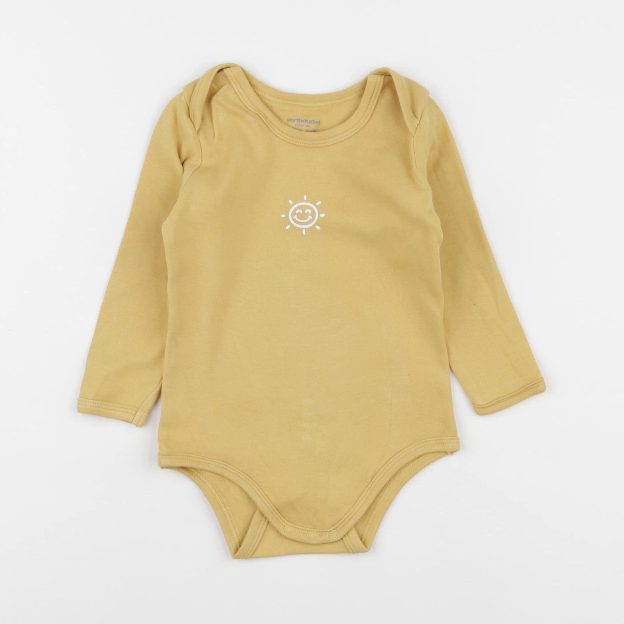 Vertbaudet - body jaune - 18 mois