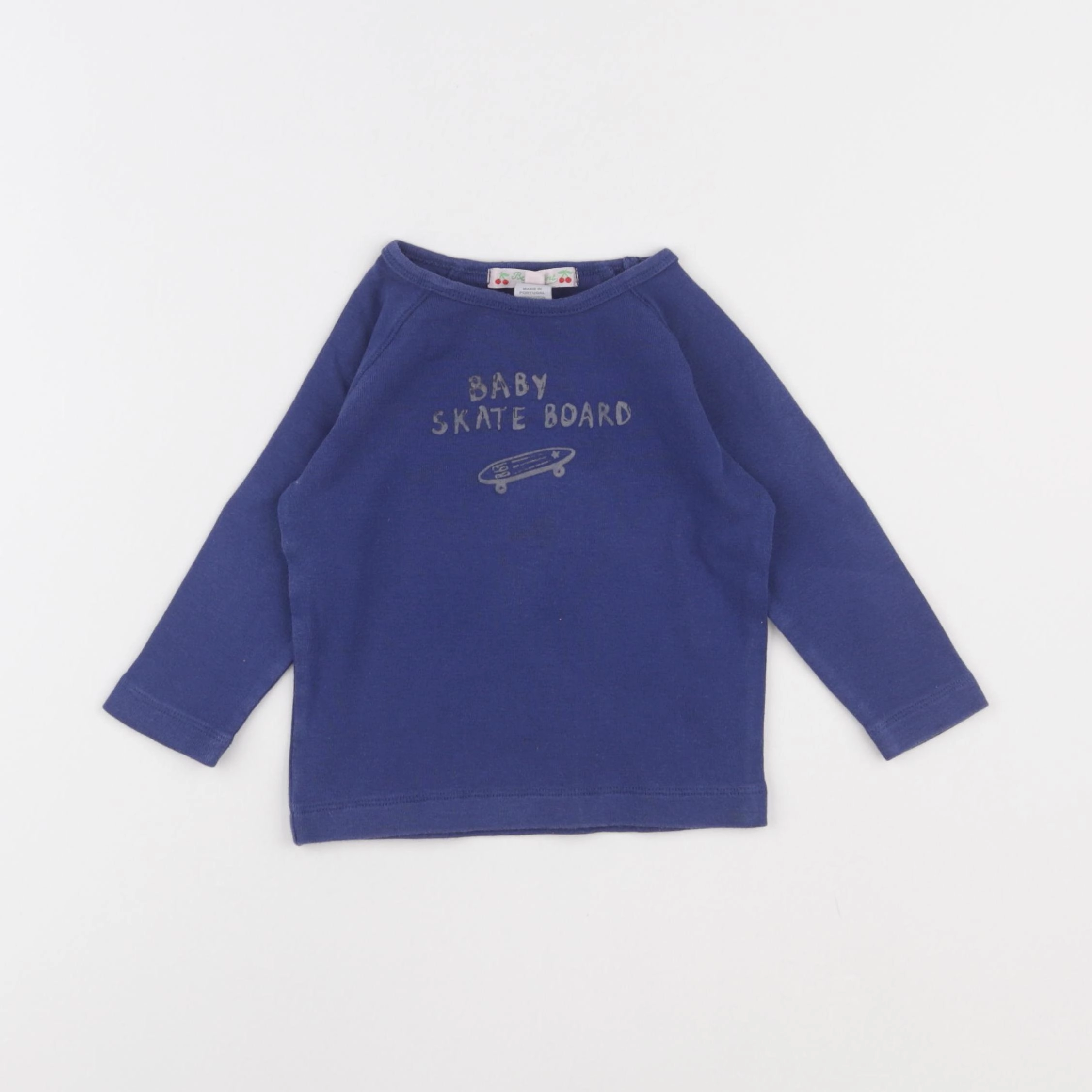 Bonpoint - tee-shirt bleu - 12 mois