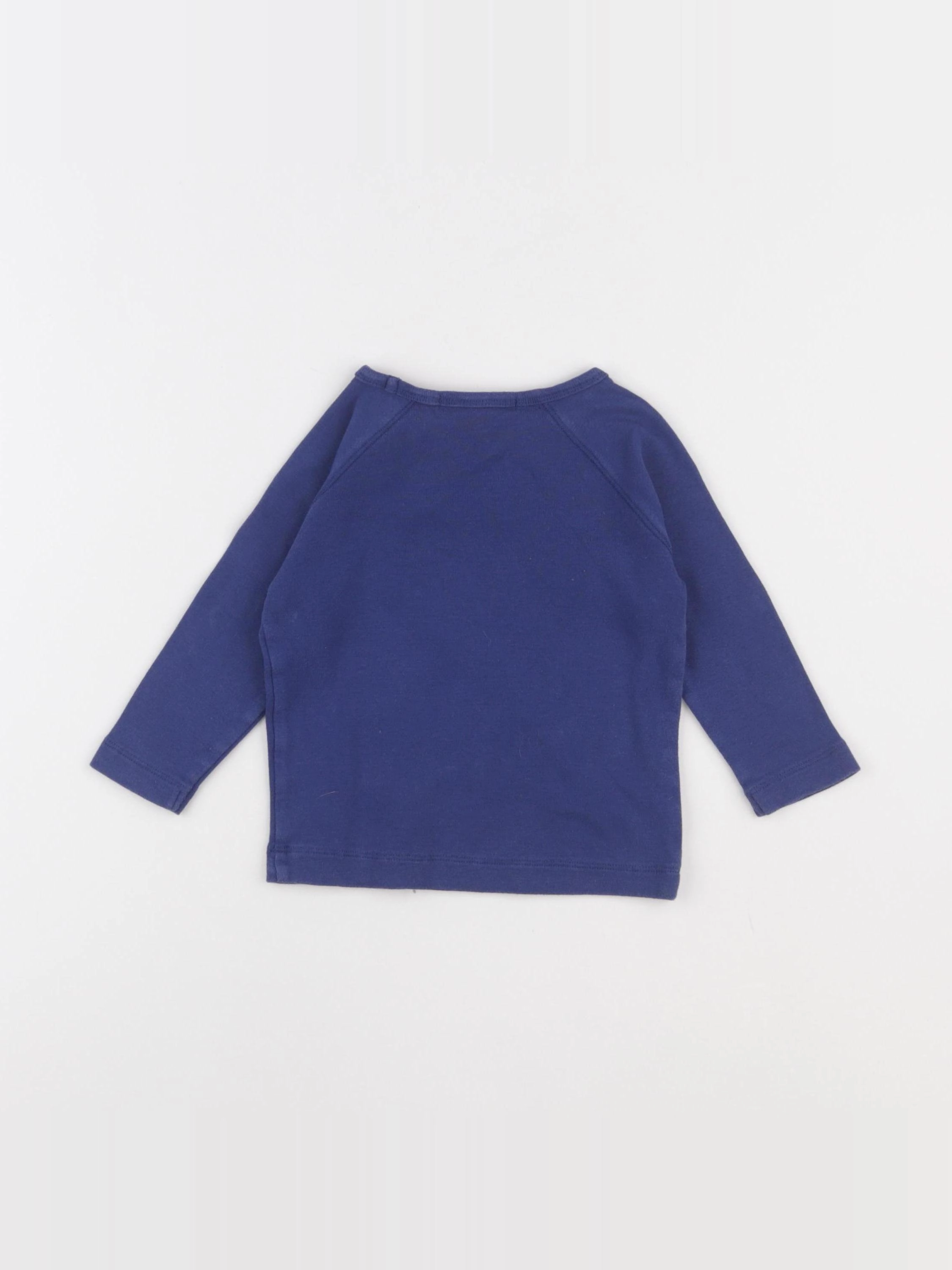 Bonpoint - tee-shirt bleu - 12 mois