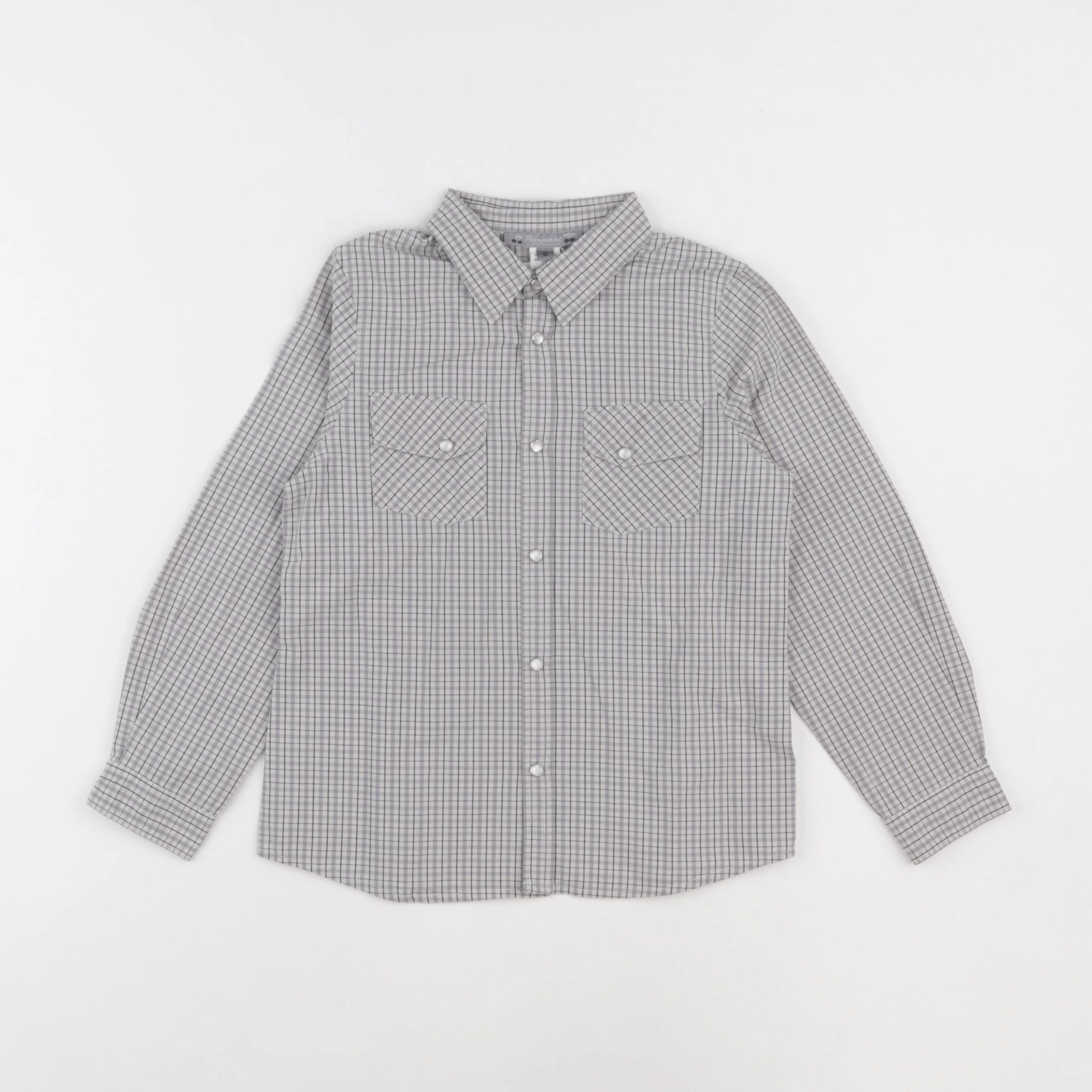 Bonpoint - chemise gris - 6 ans