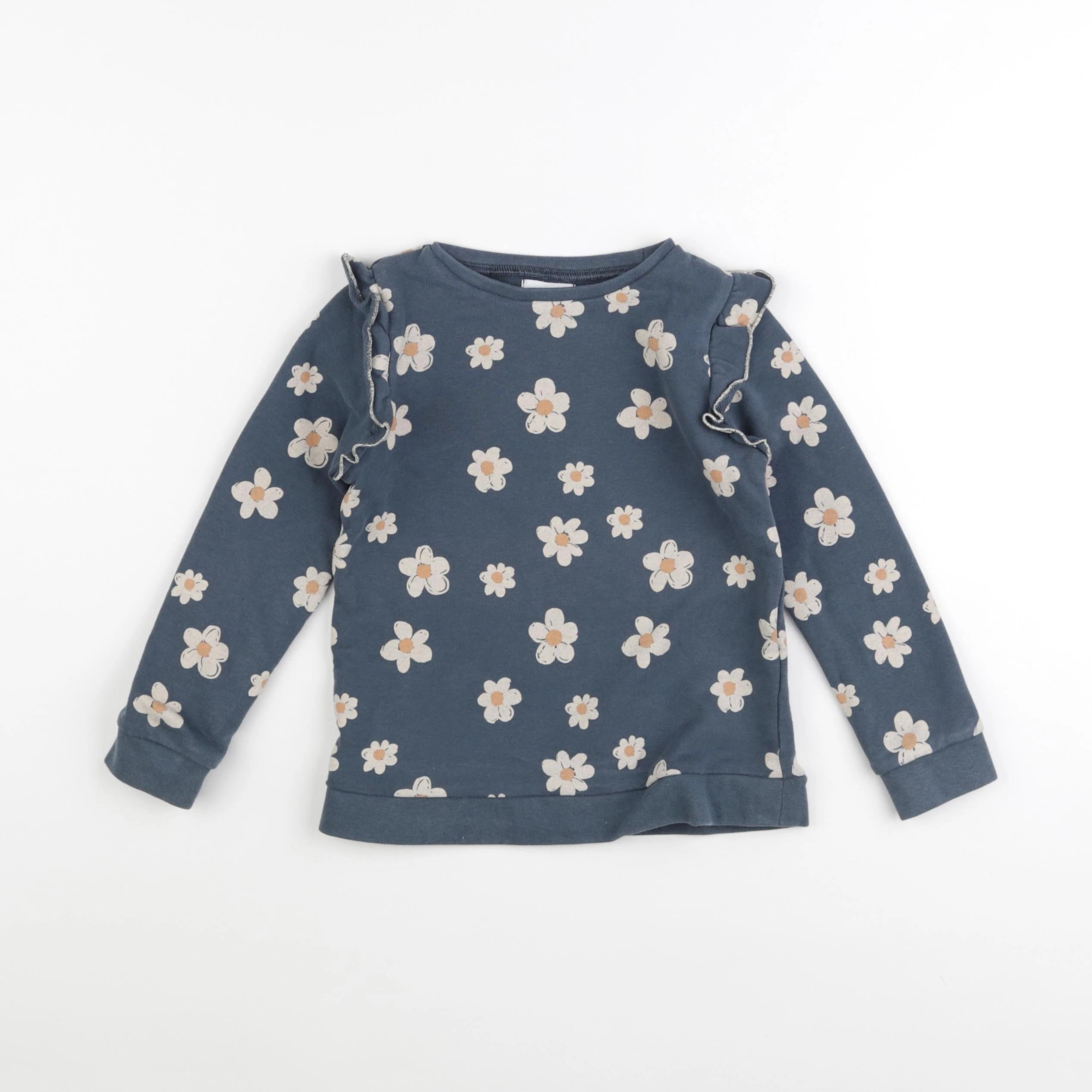 Vertbaudet - sweat bleu - 4 ans