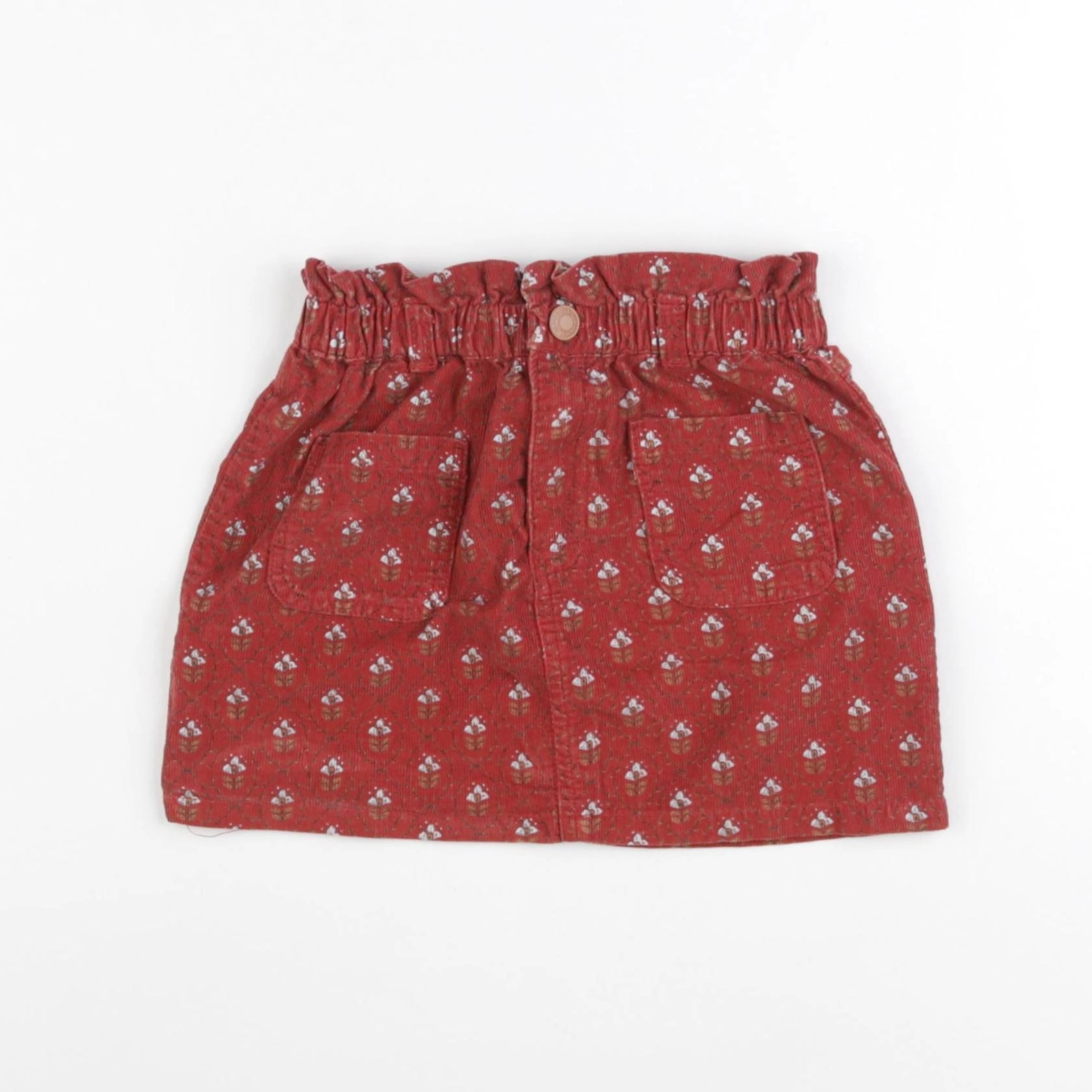 Vertbaudet - jupe marron - 4 ans