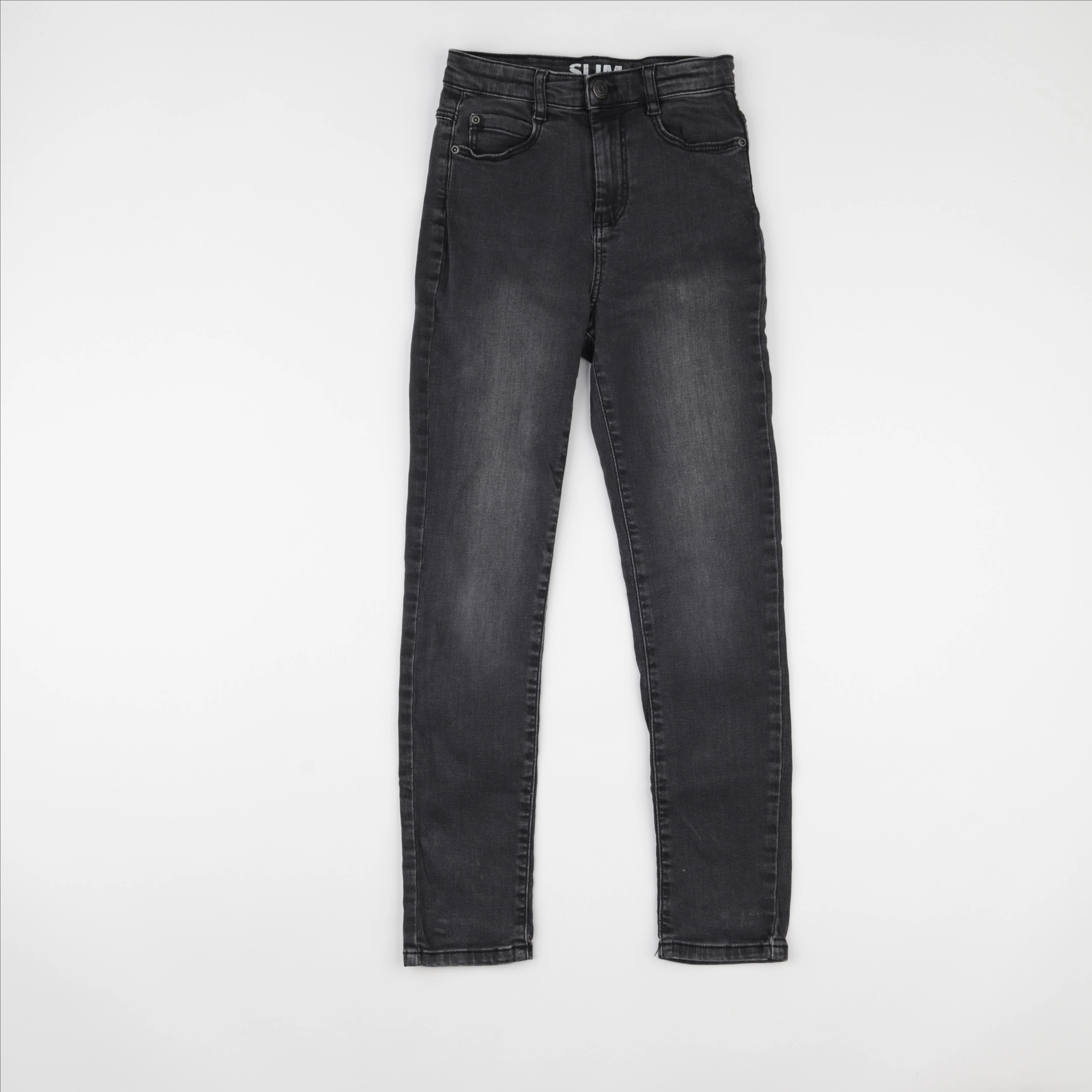 Vertbaudet - jean gris - 10 ans