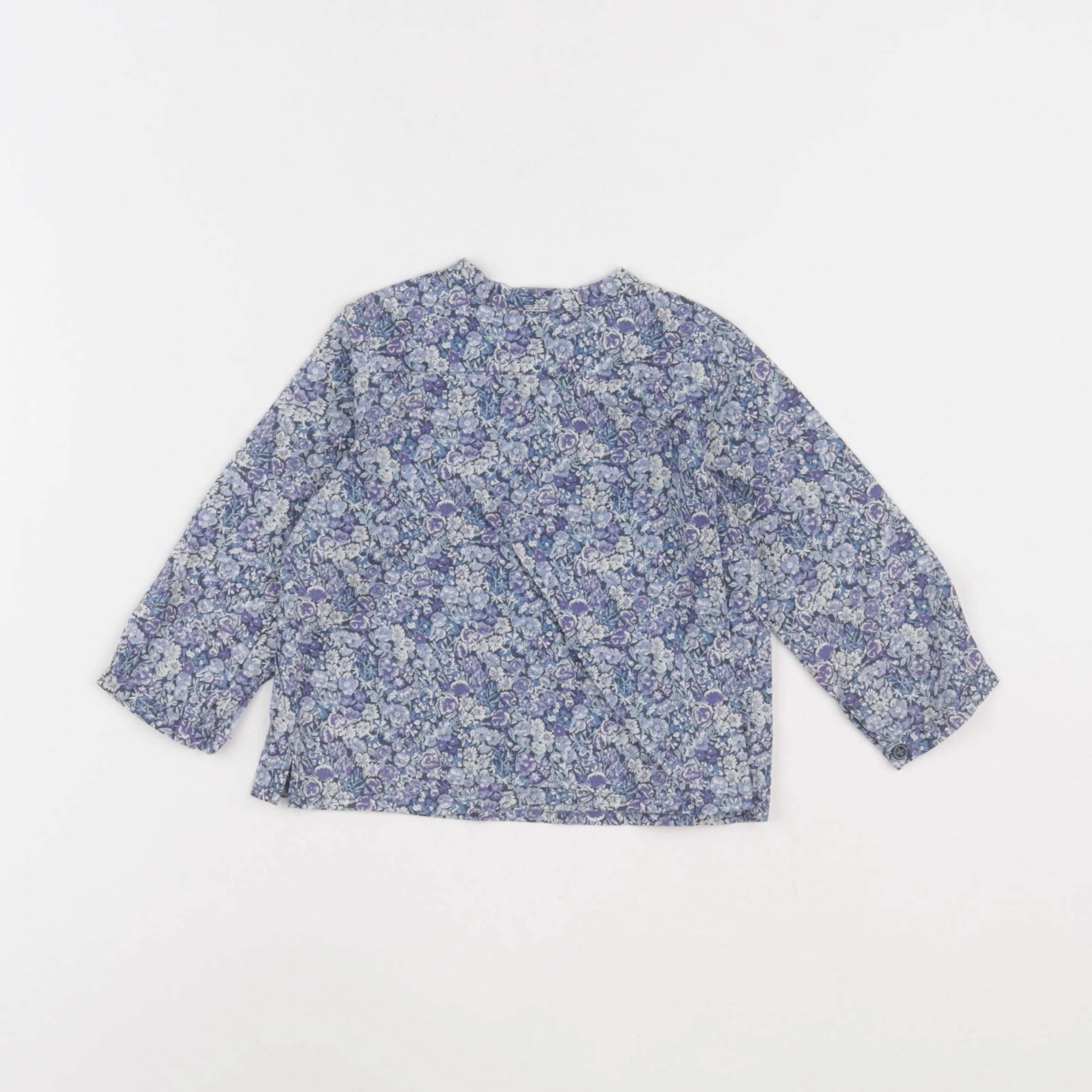 Bonpoint - blouse bleu - 12 mois