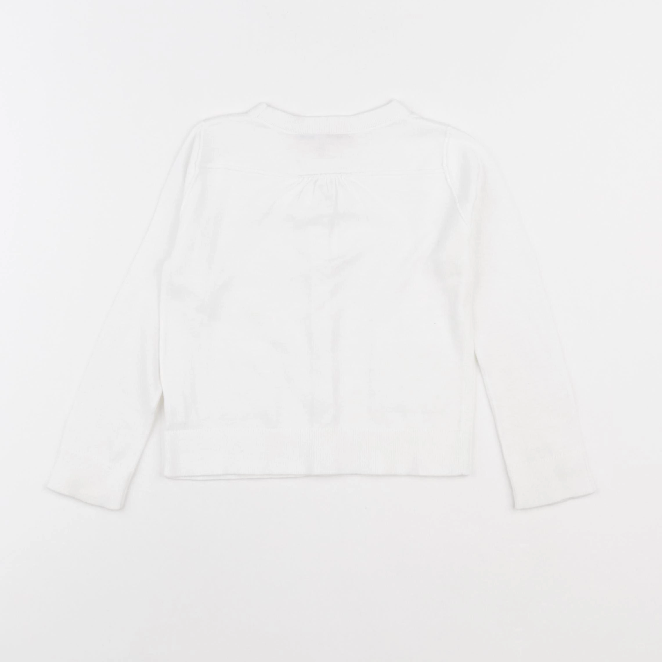 Bonpoint - gilet blanc - 3 ans