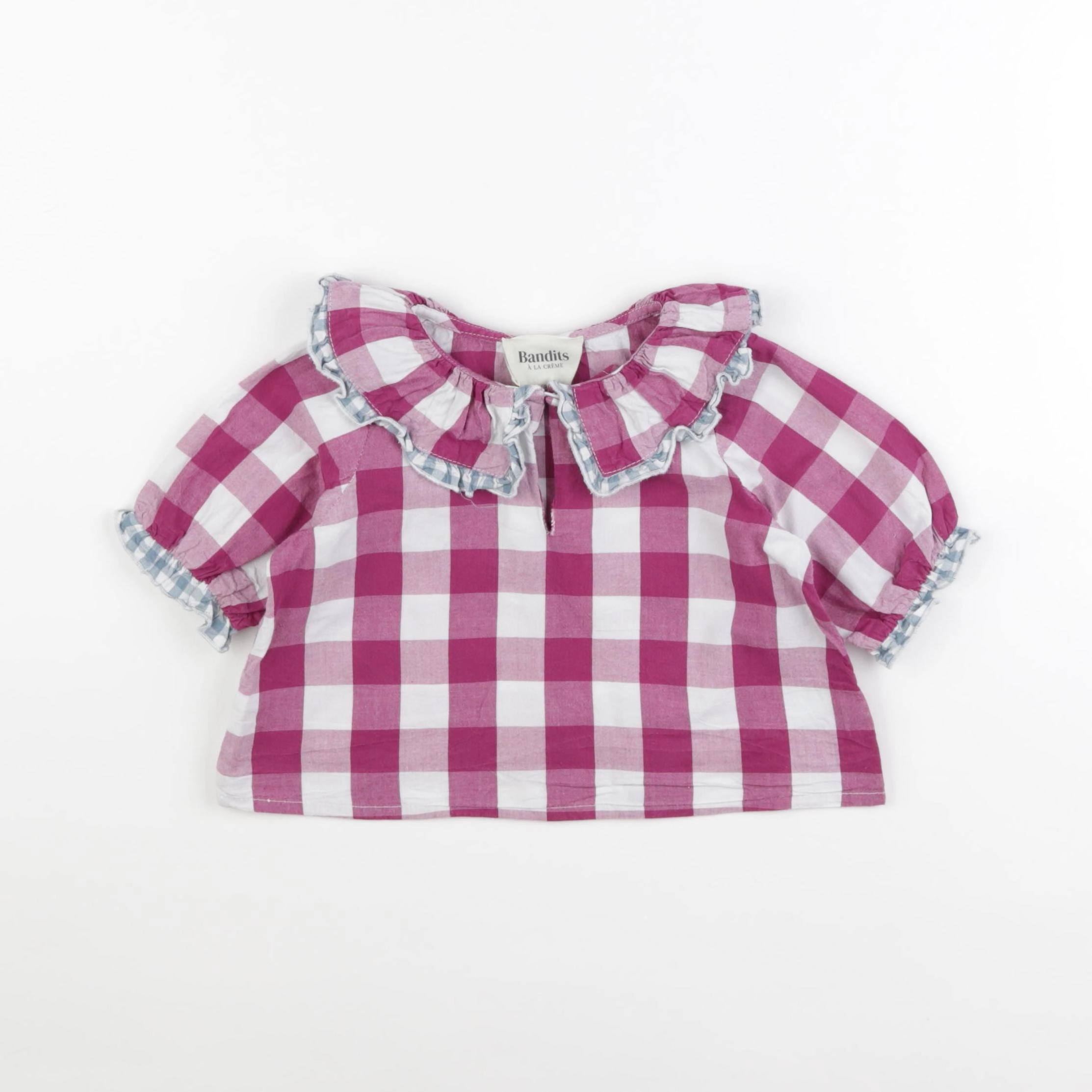 Bandits à la crème - blouse violet - 2 ans