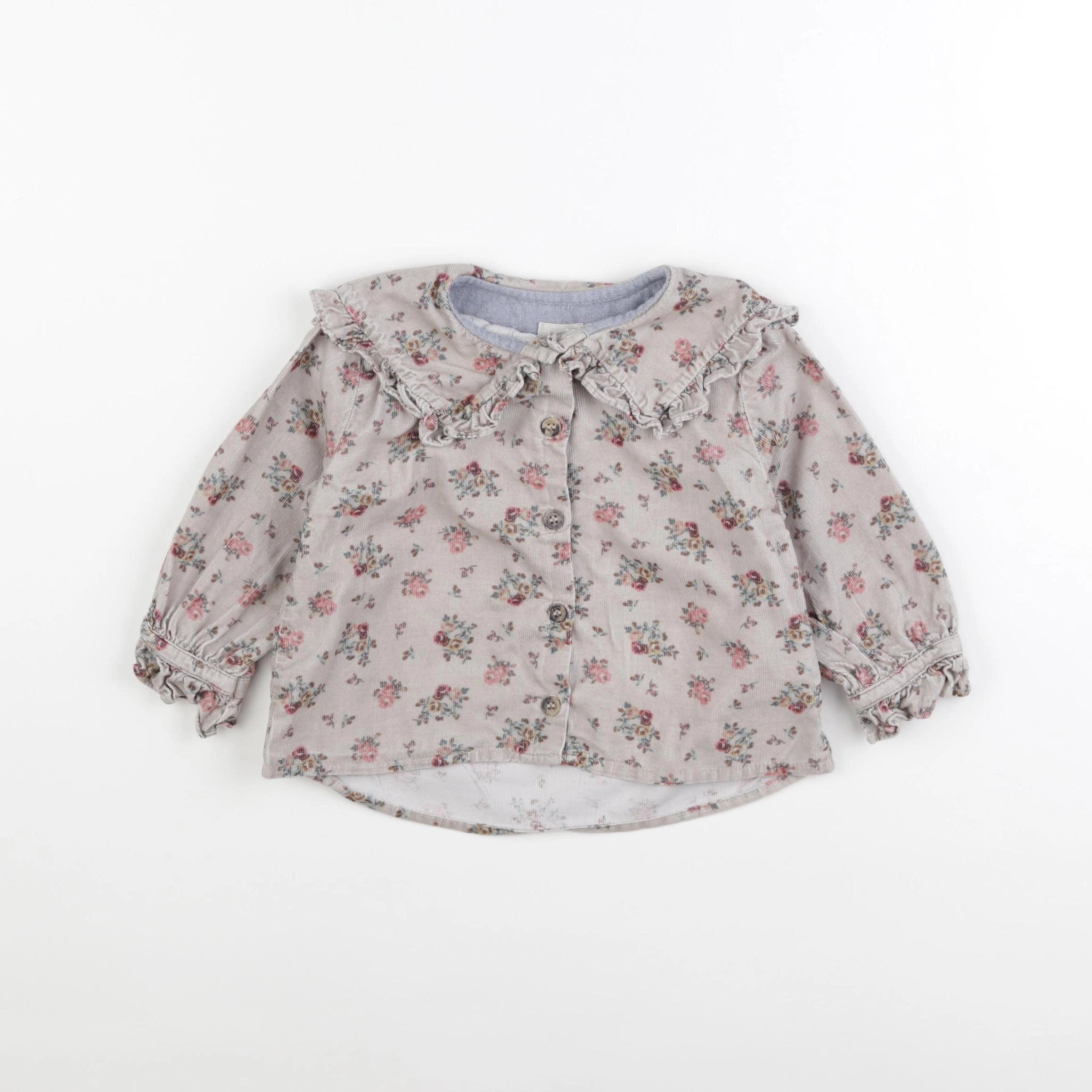Loir Paris - chemise gris - 24 mois