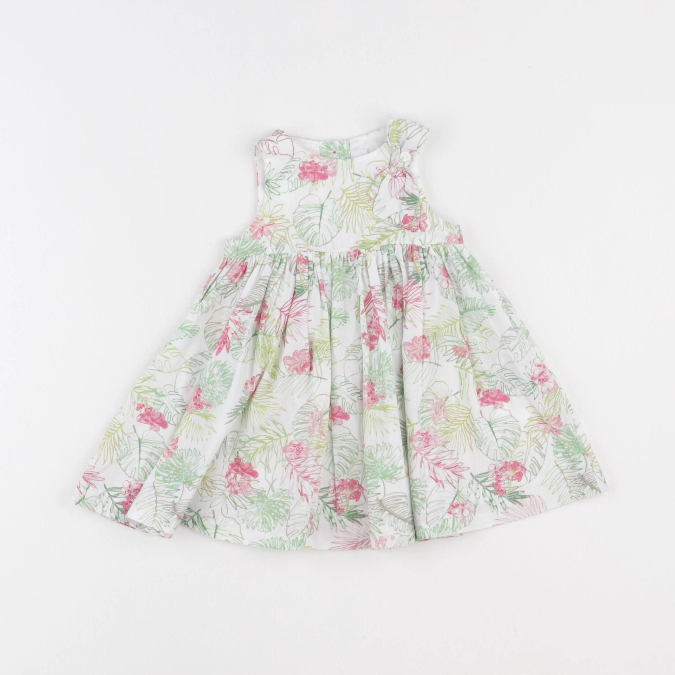 Tartine & Chocolat - robe vert - 6 mois
