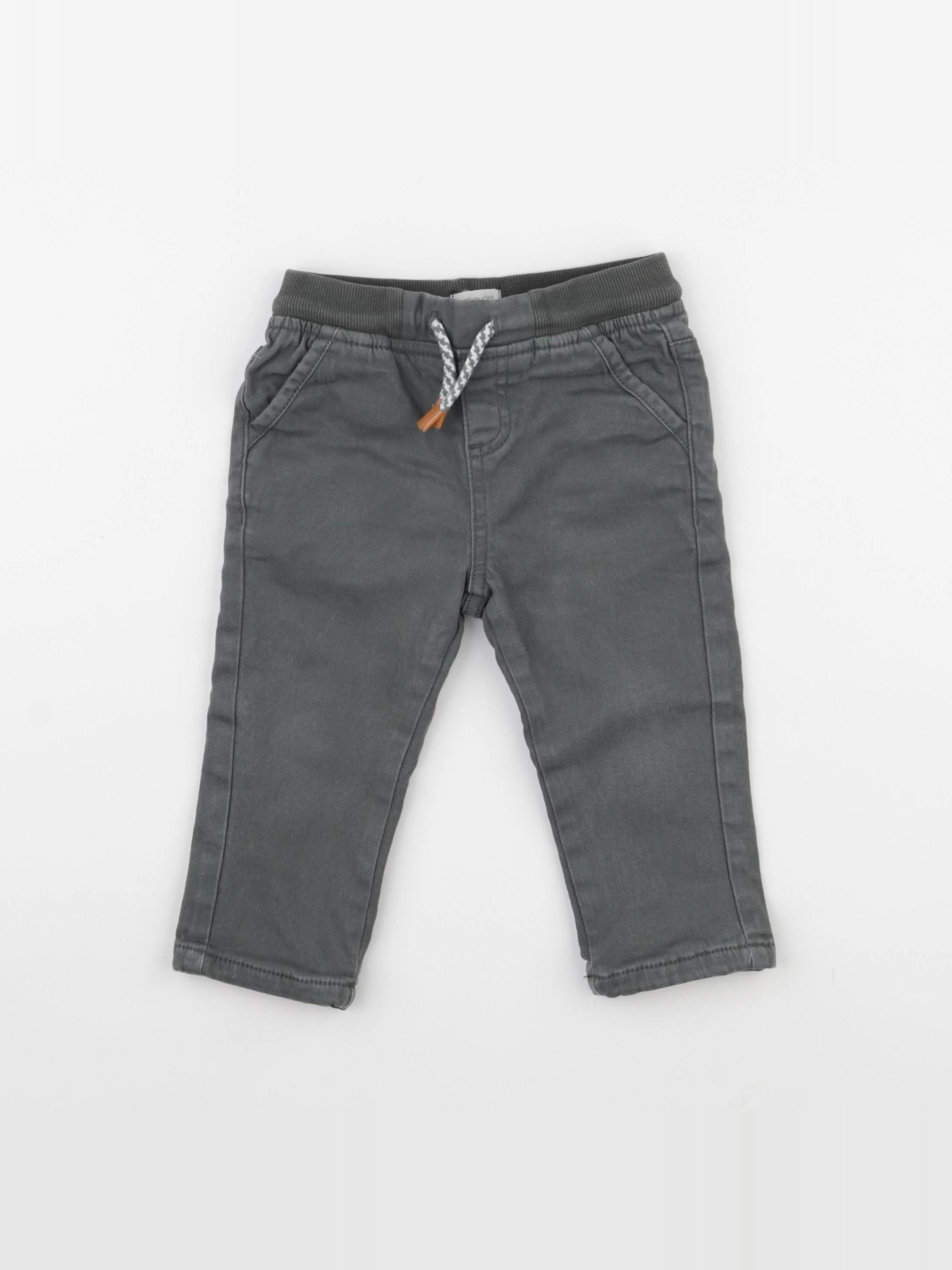 Vertbaudet - pantalon vert - 18 mois