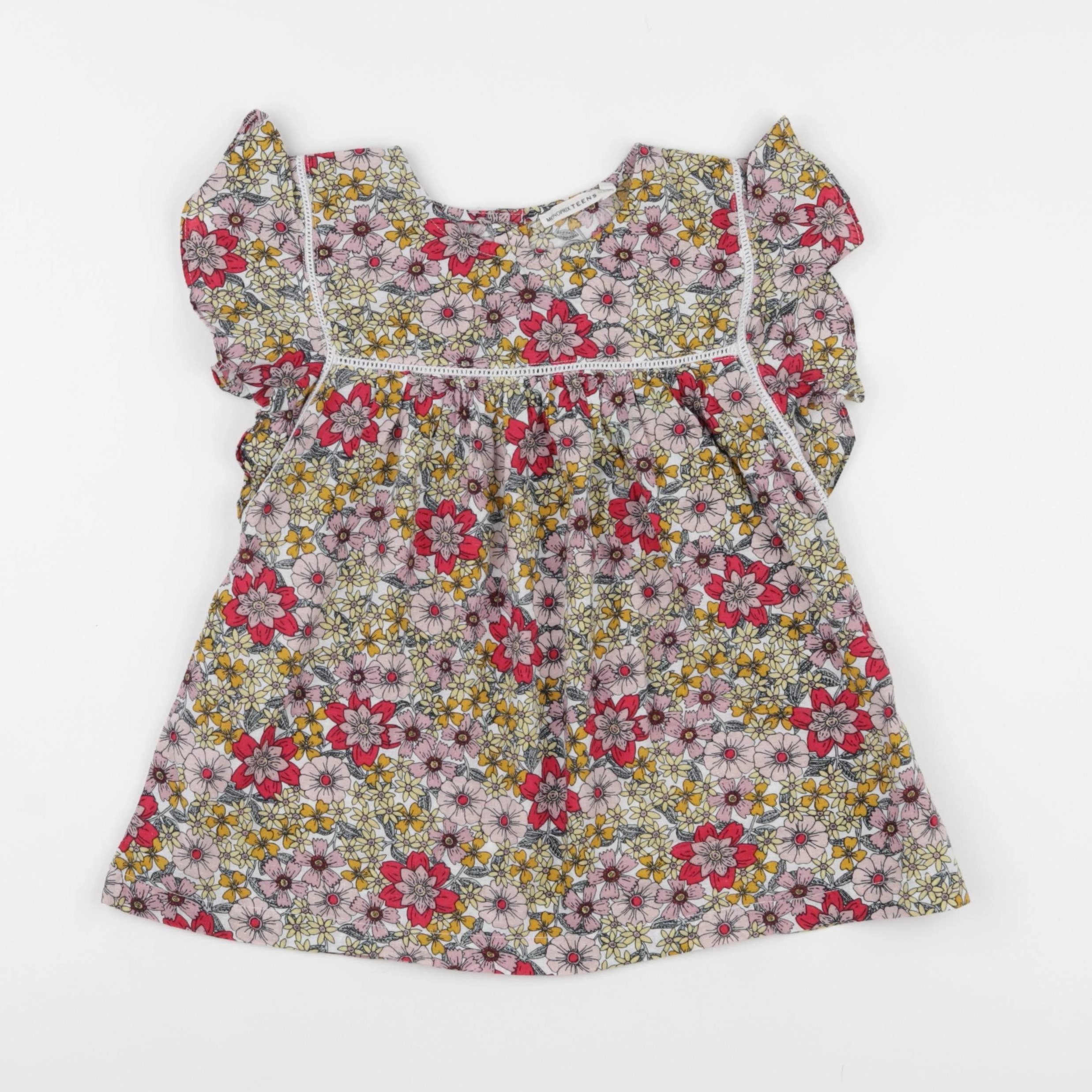 Monoprix - blouse multicolore - 10 ans