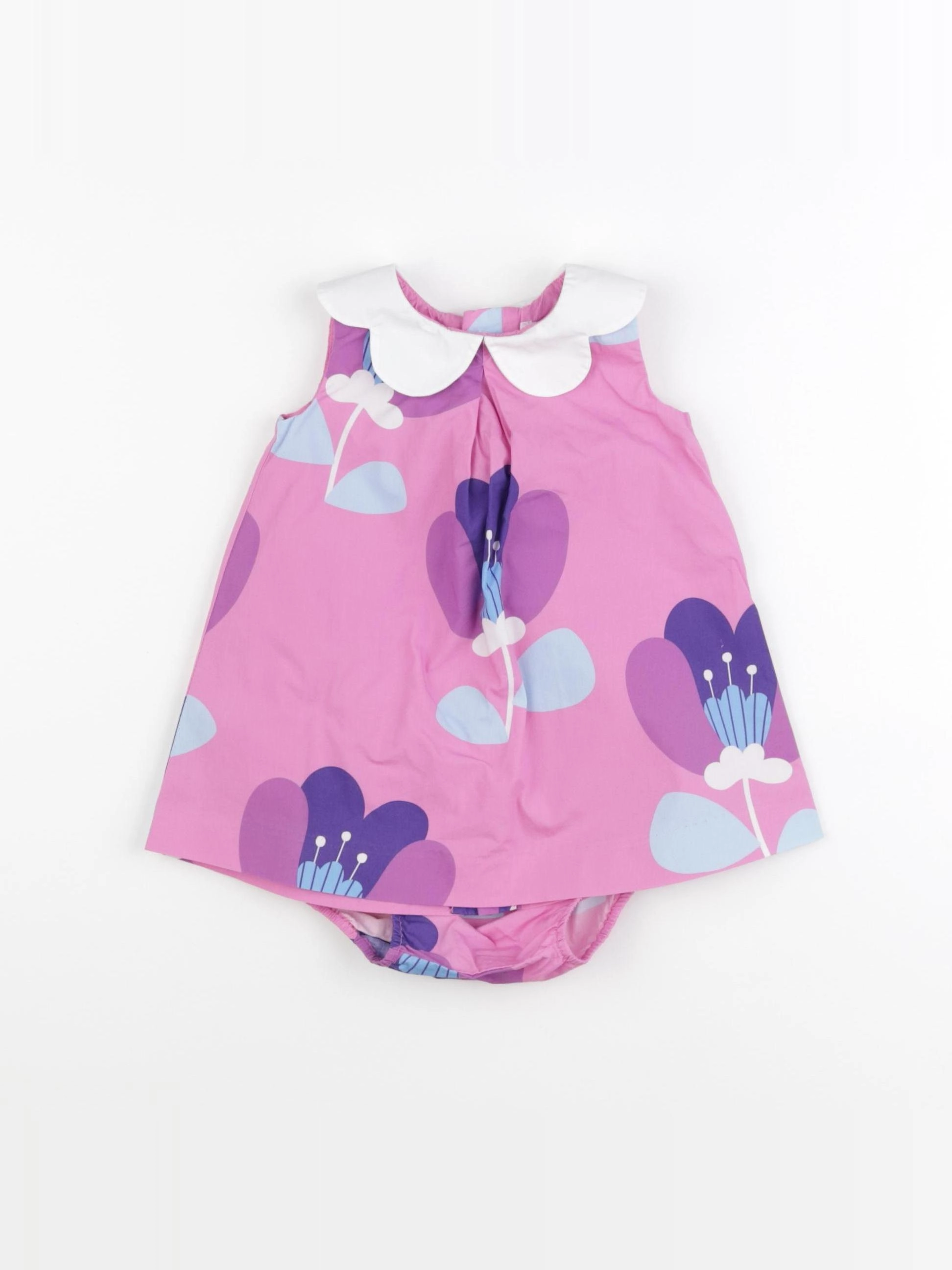 Jacadi - robe rose - 6 mois