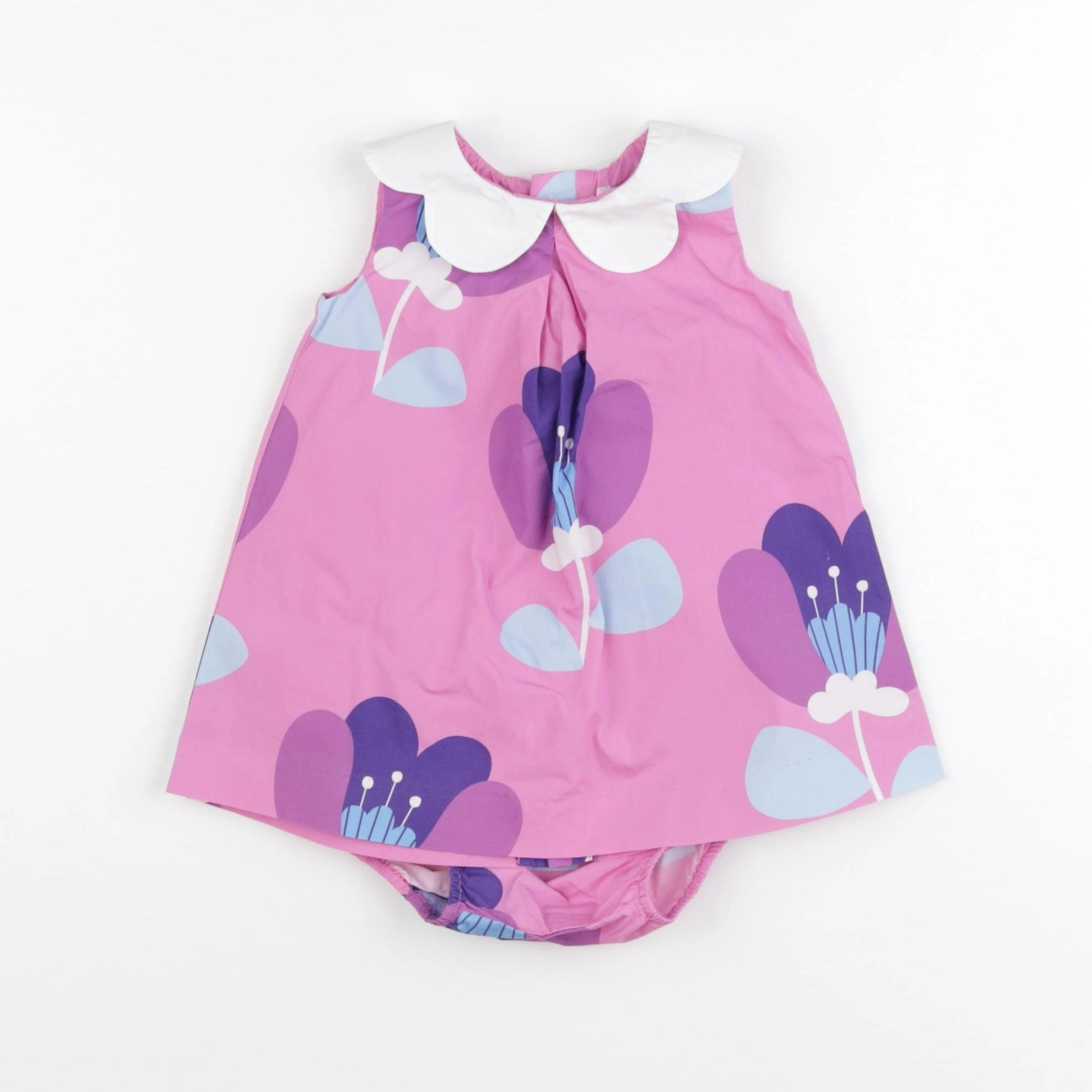 Jacadi - robe rose - 6 mois