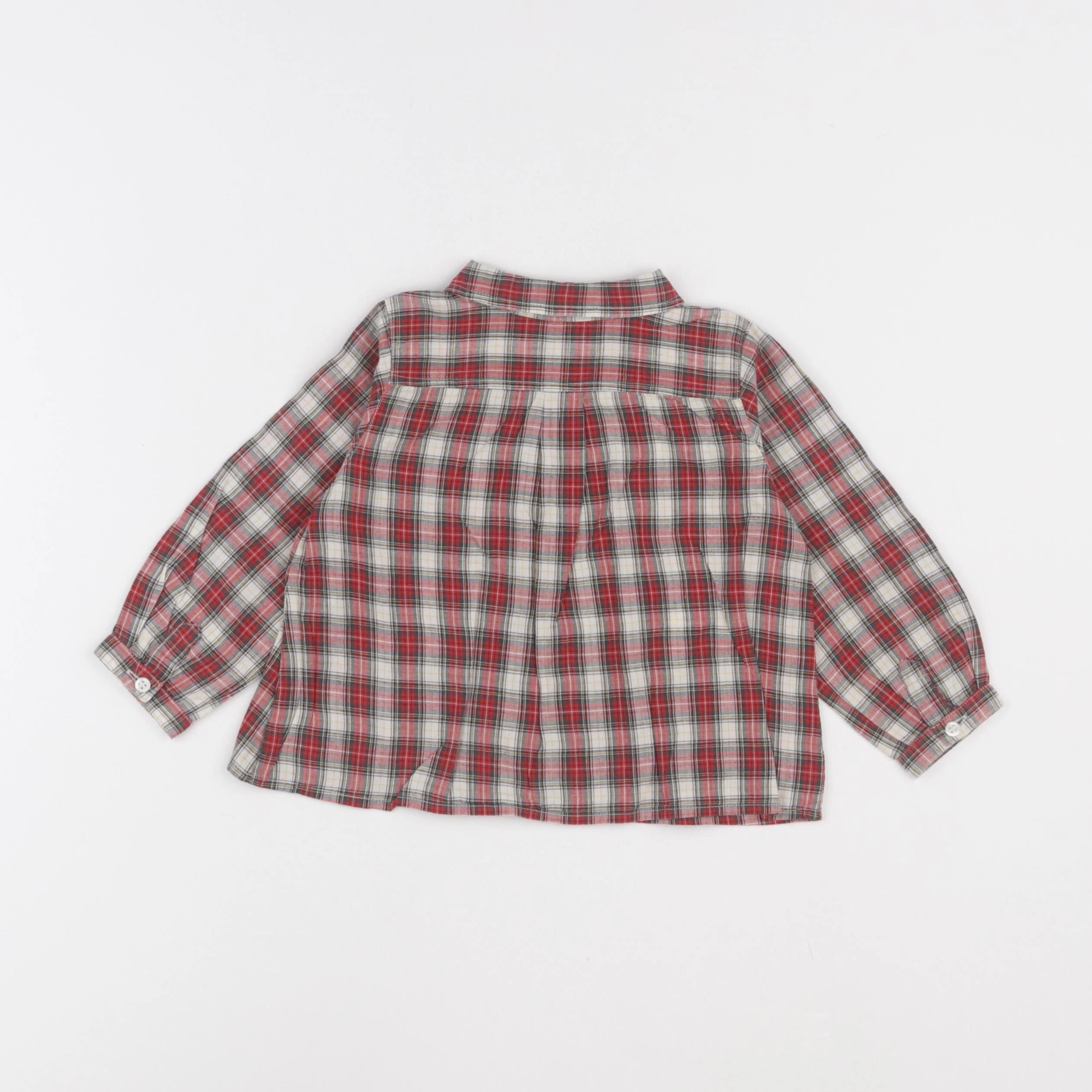 Bonpoint - chemise rouge - 18 mois