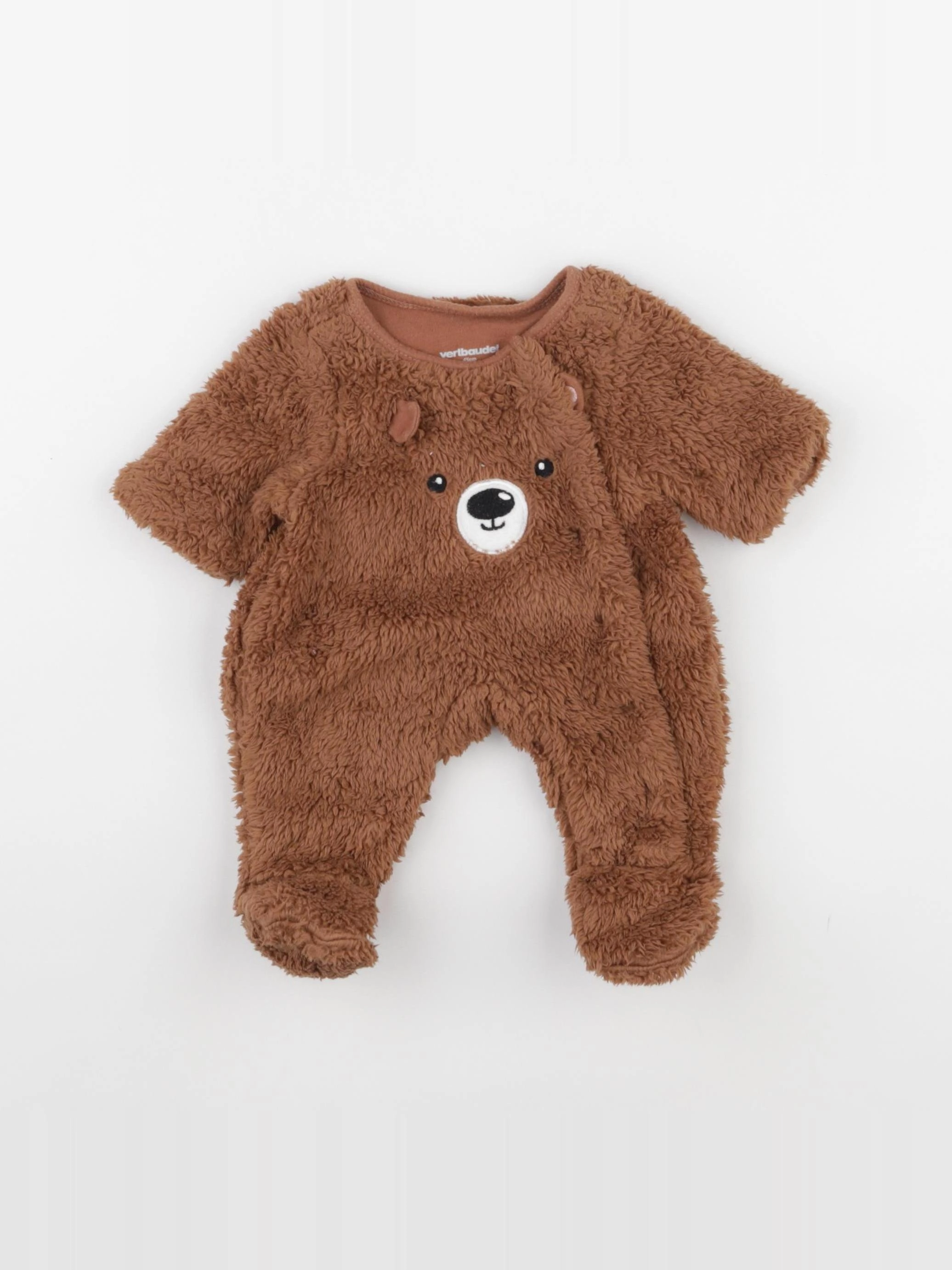 Vertbaudet - sur-pyjama marron - Prématuré