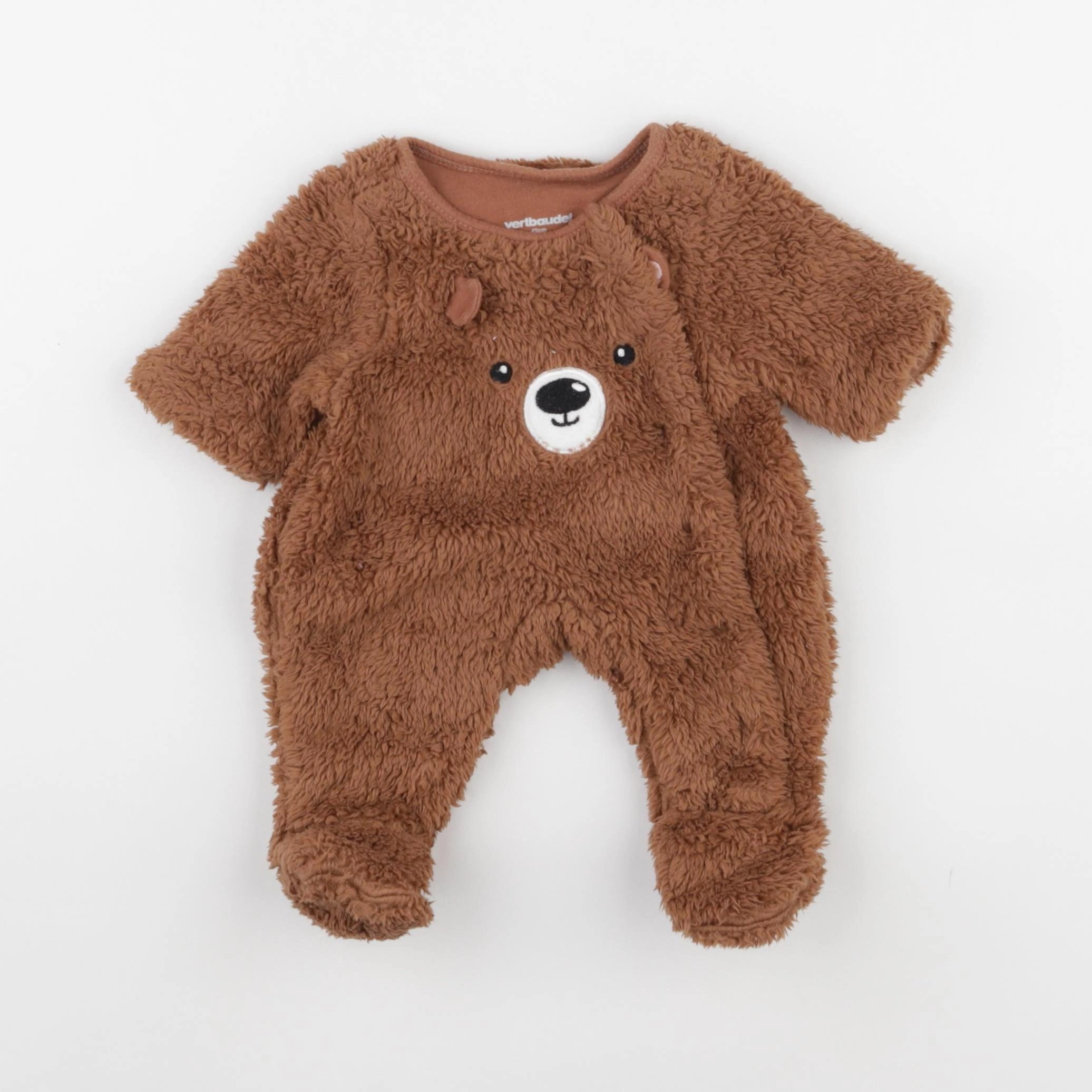 Vertbaudet - sur-pyjama marron - Prématuré