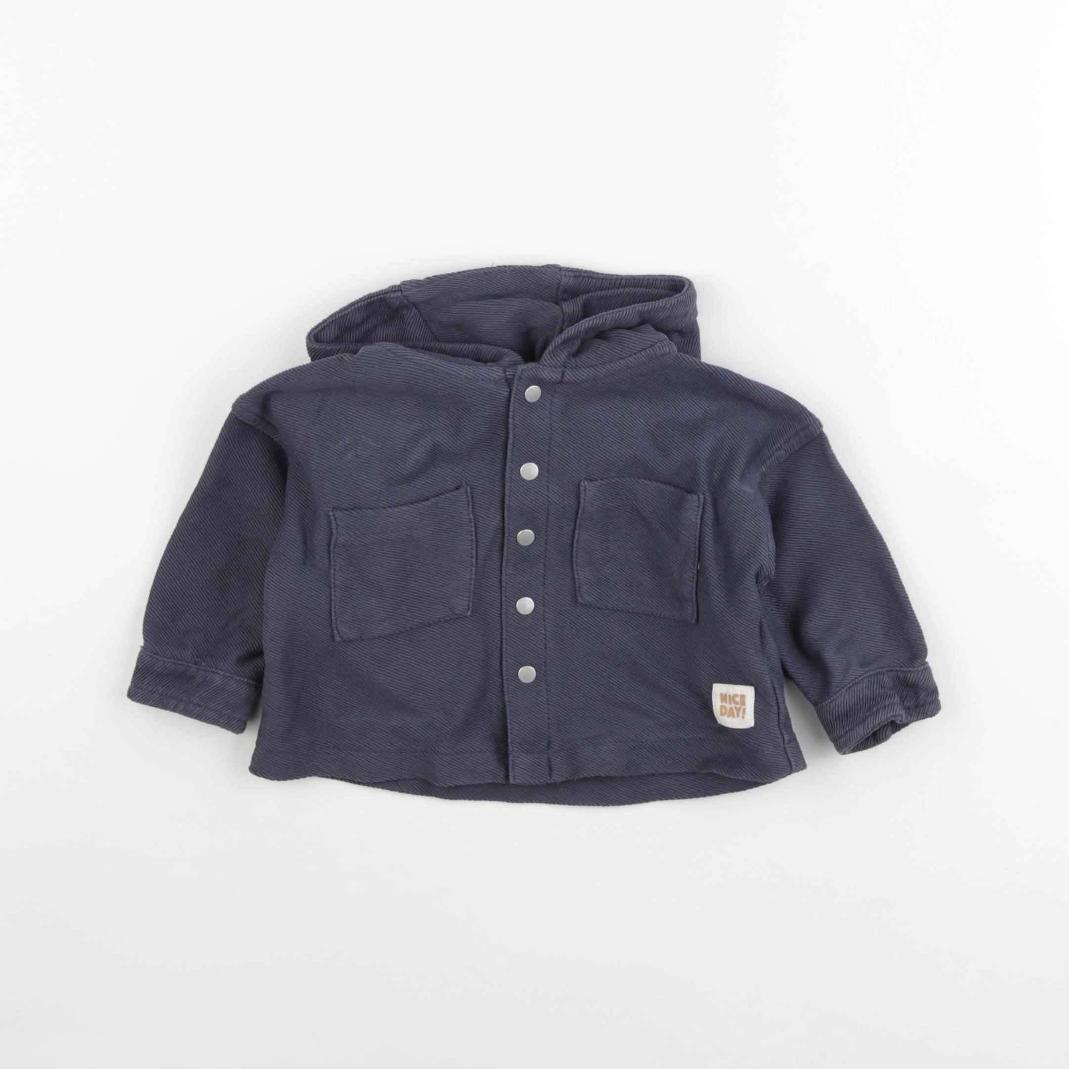 Vertbaudet - veste bleu - 6 mois